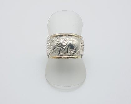 ANILLO.ELEFANTE PLATA C.O
