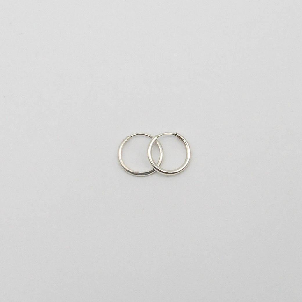 AROS ARGOLLA CAÑO FINO 10MM /PLATA