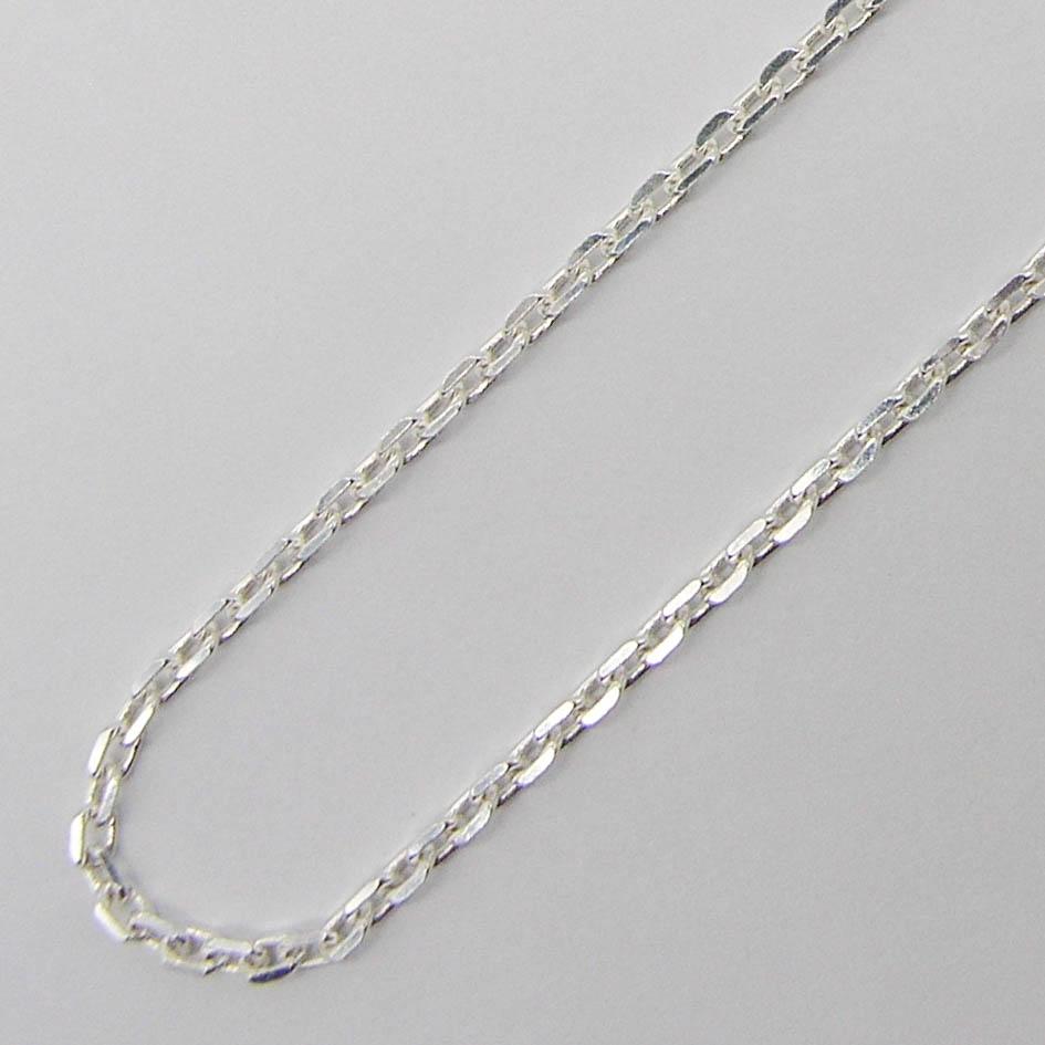 CADENA FORCET CORTO 0.60x40CM /PLATA