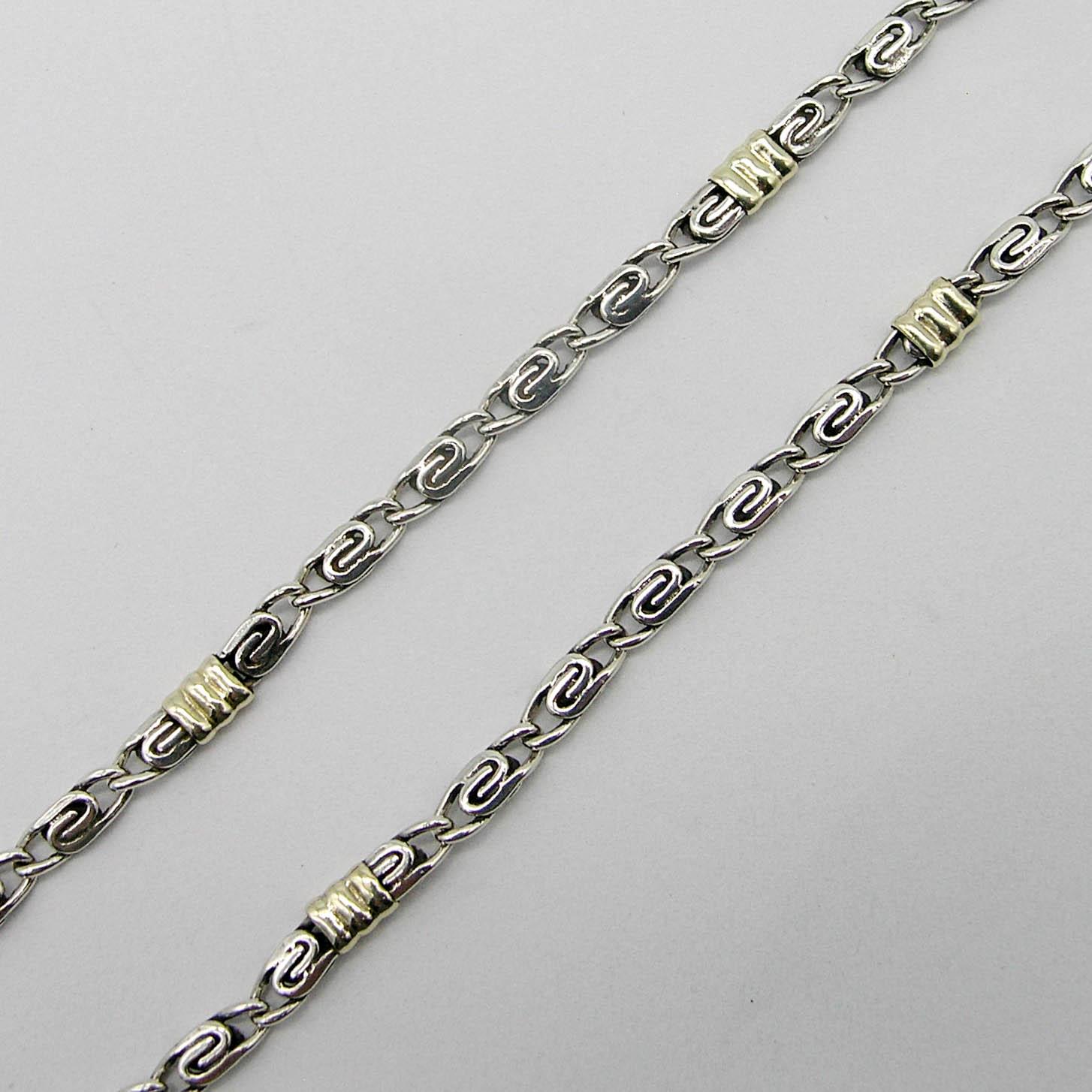 GARGANTILLA CARACOL 80x50CM /PLATA Y ORO