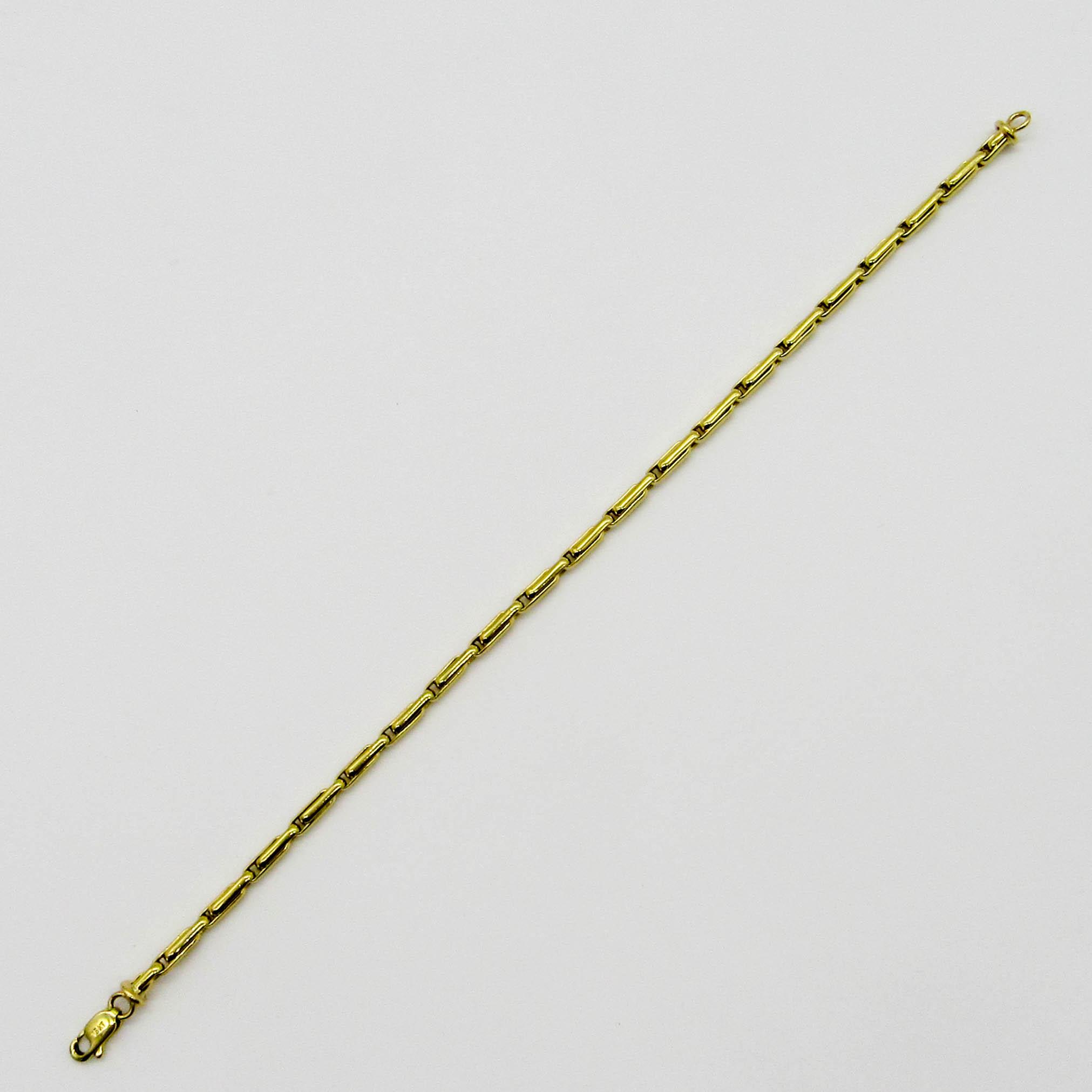 PULSERA PINCET  21CM /O.AMARILLO