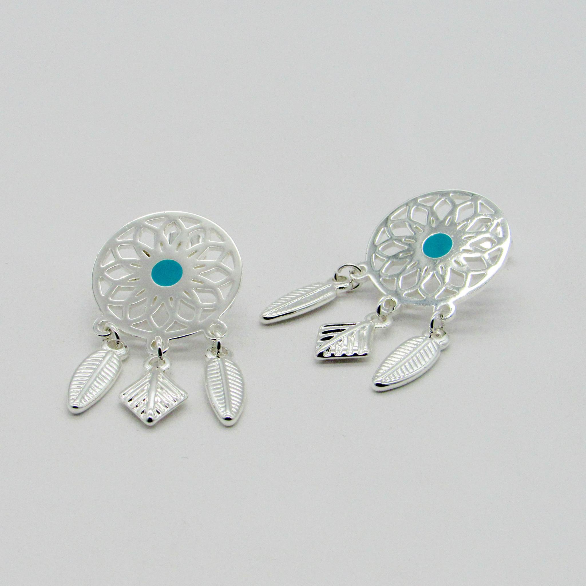 AROS COLGANTES ATRAPA SUEÑOS /ACERO BLANCO 