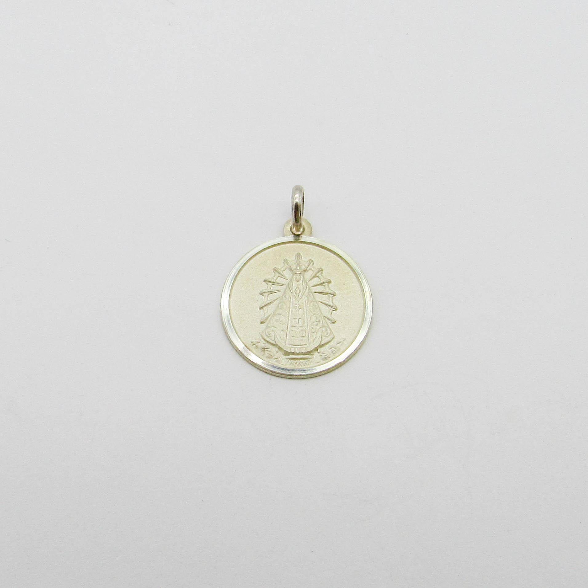 MEDALLA VIRGEN DE LUJAN 17MM /PLATA