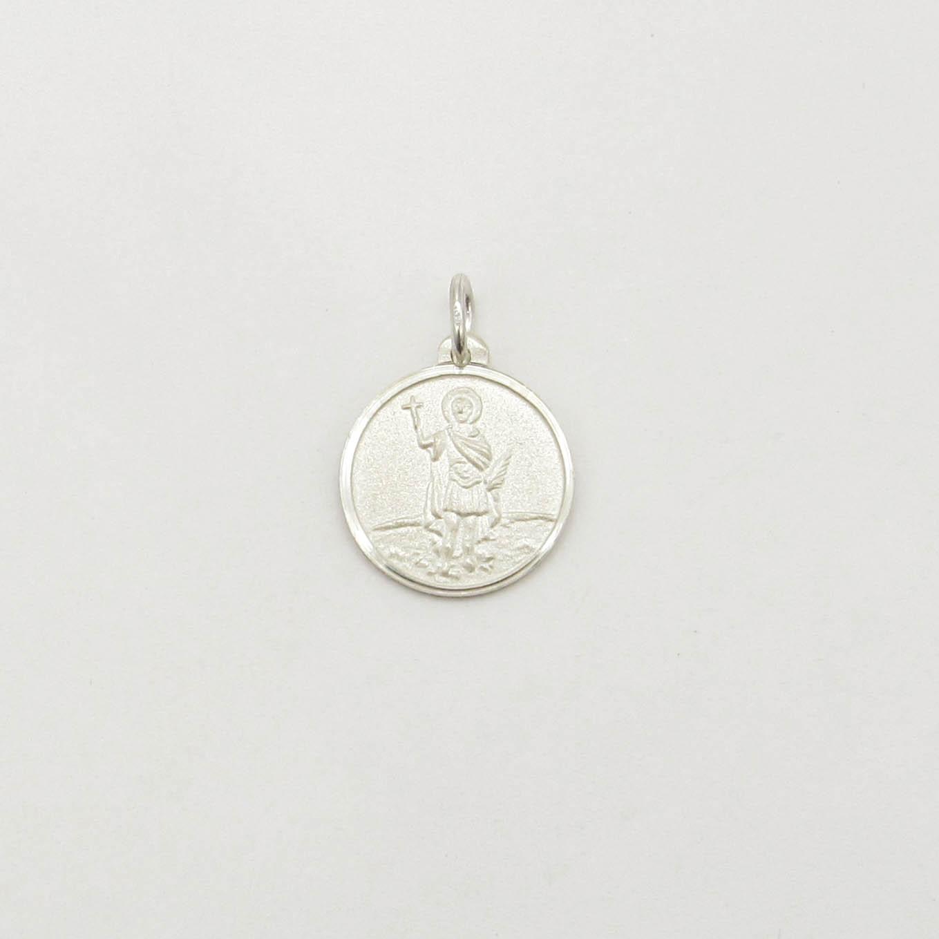 MEDALLA SAN ESPEDITO 12MM /PLATA