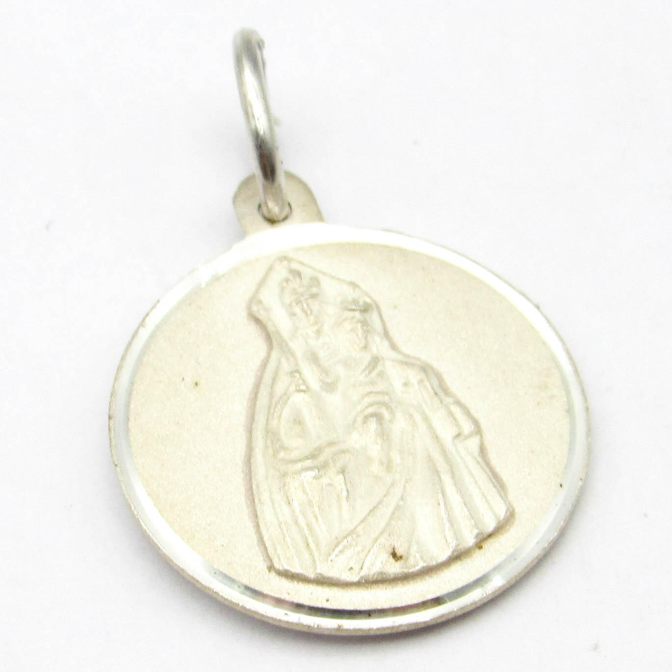 MEDALLA ESCAPULARIO 15MM /PLATA