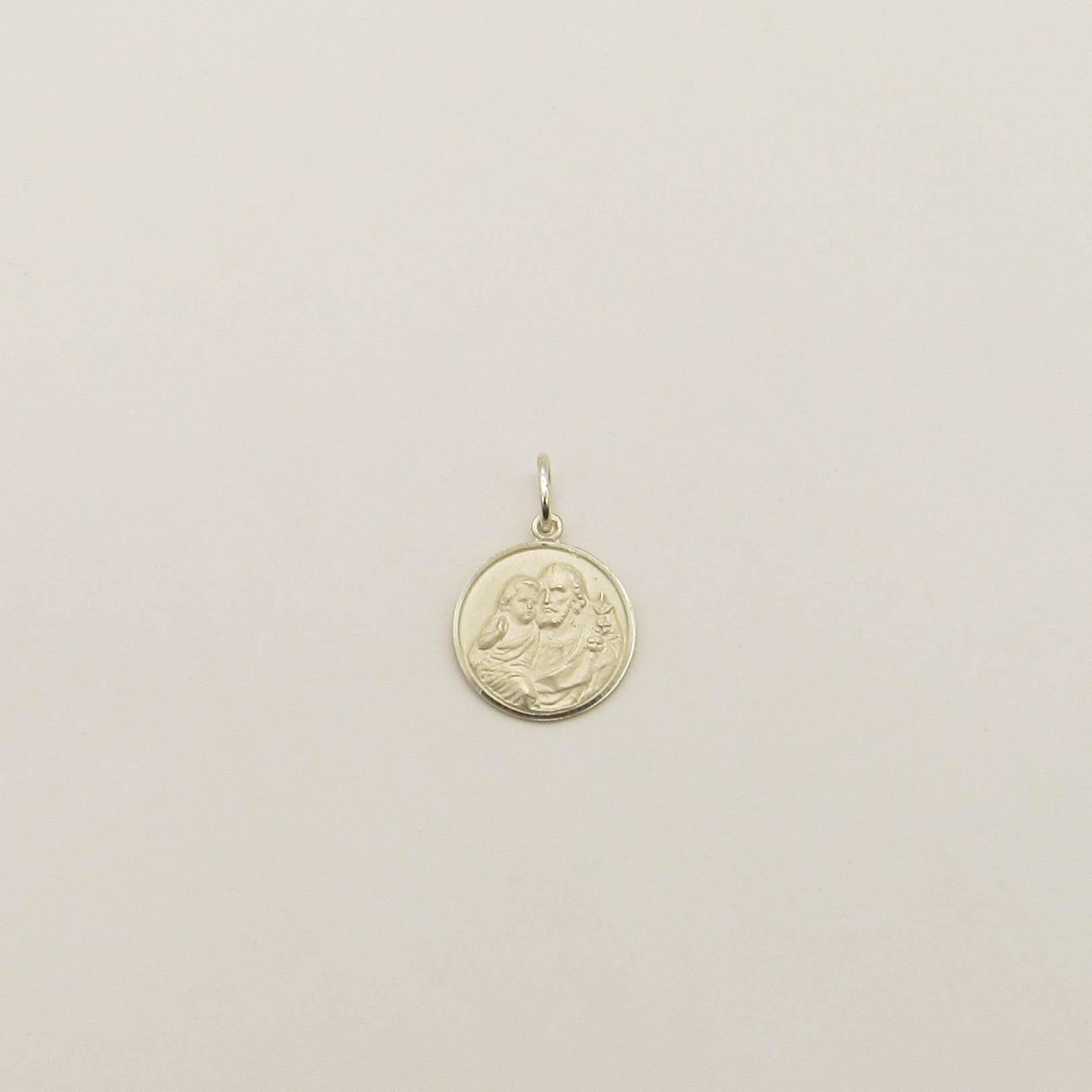MEDALLA SAN JOSE 15MM /PLATA