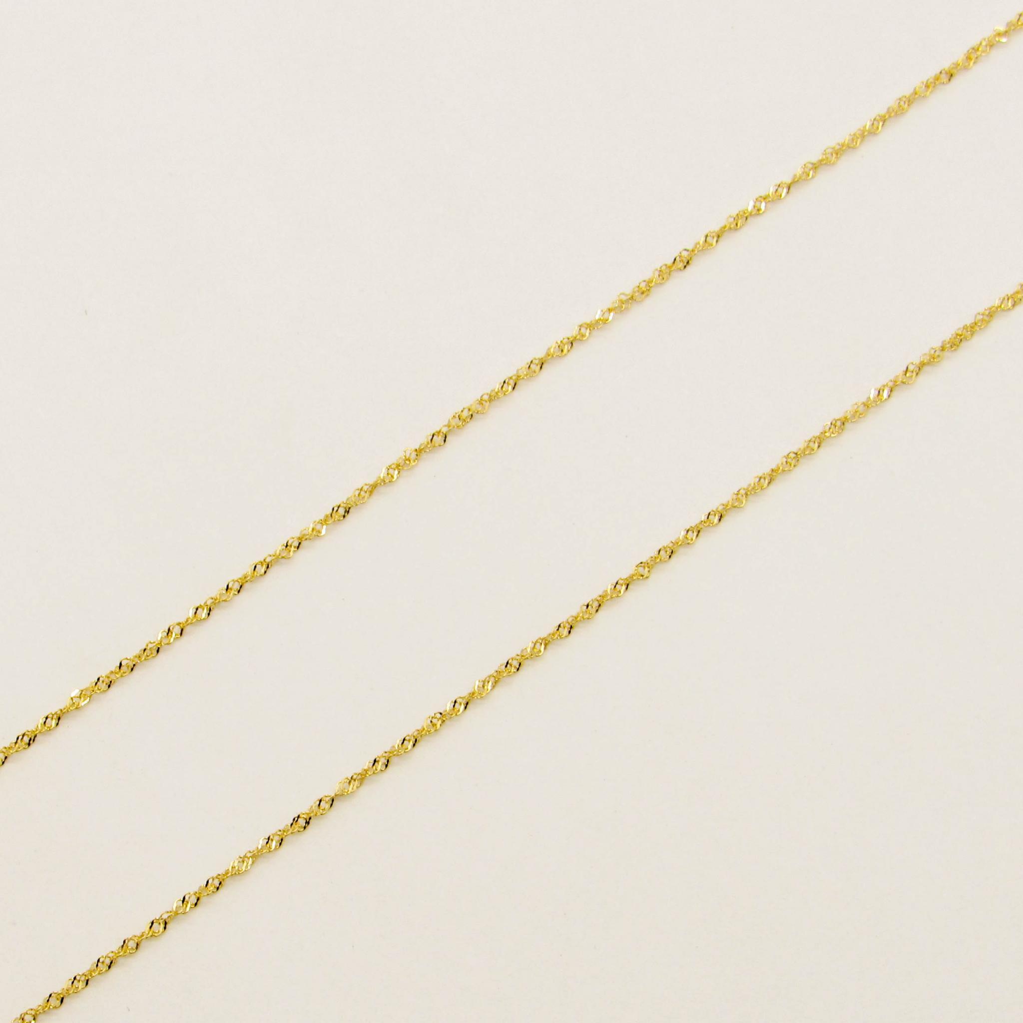 CADENA SINGAPUR 0.13x50CM /O.AMARILLO
