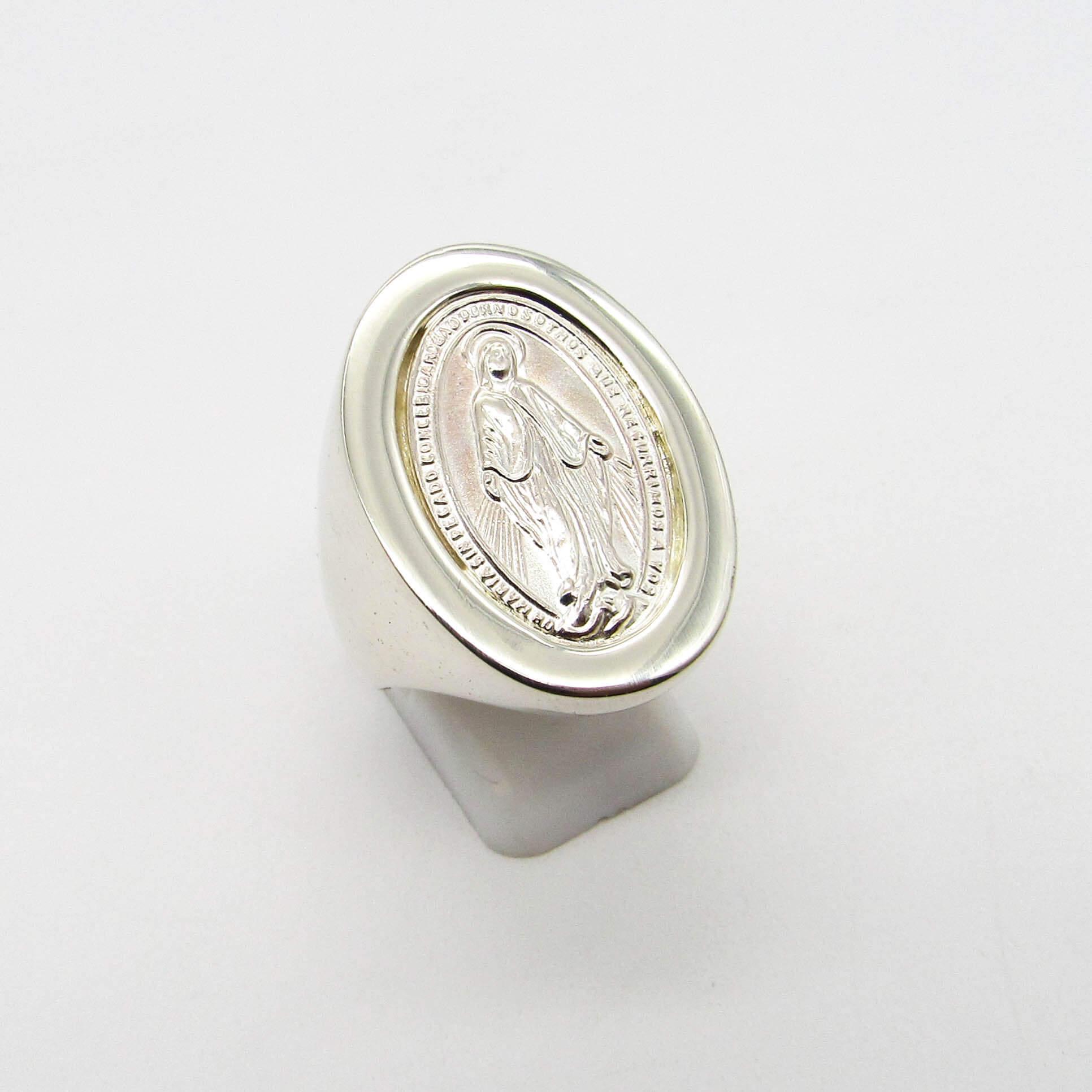 MEDALLA.MILAGROSA 29x20MM /PLATA