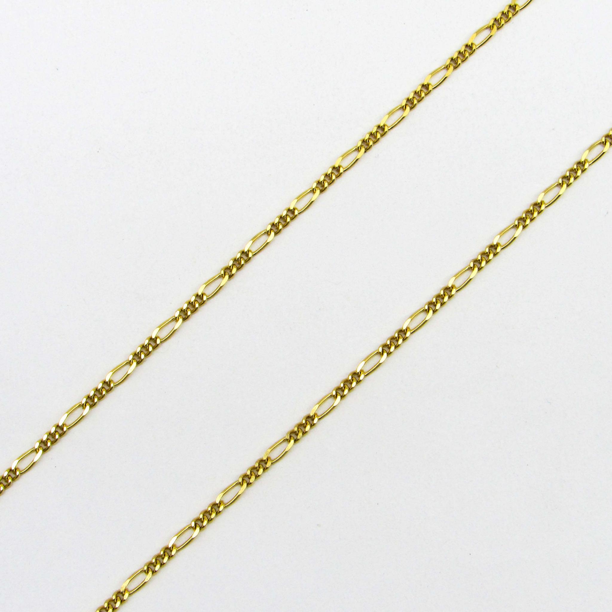 CADENA FIGARO 3*1 0.50x50CM /O.AMARILLO