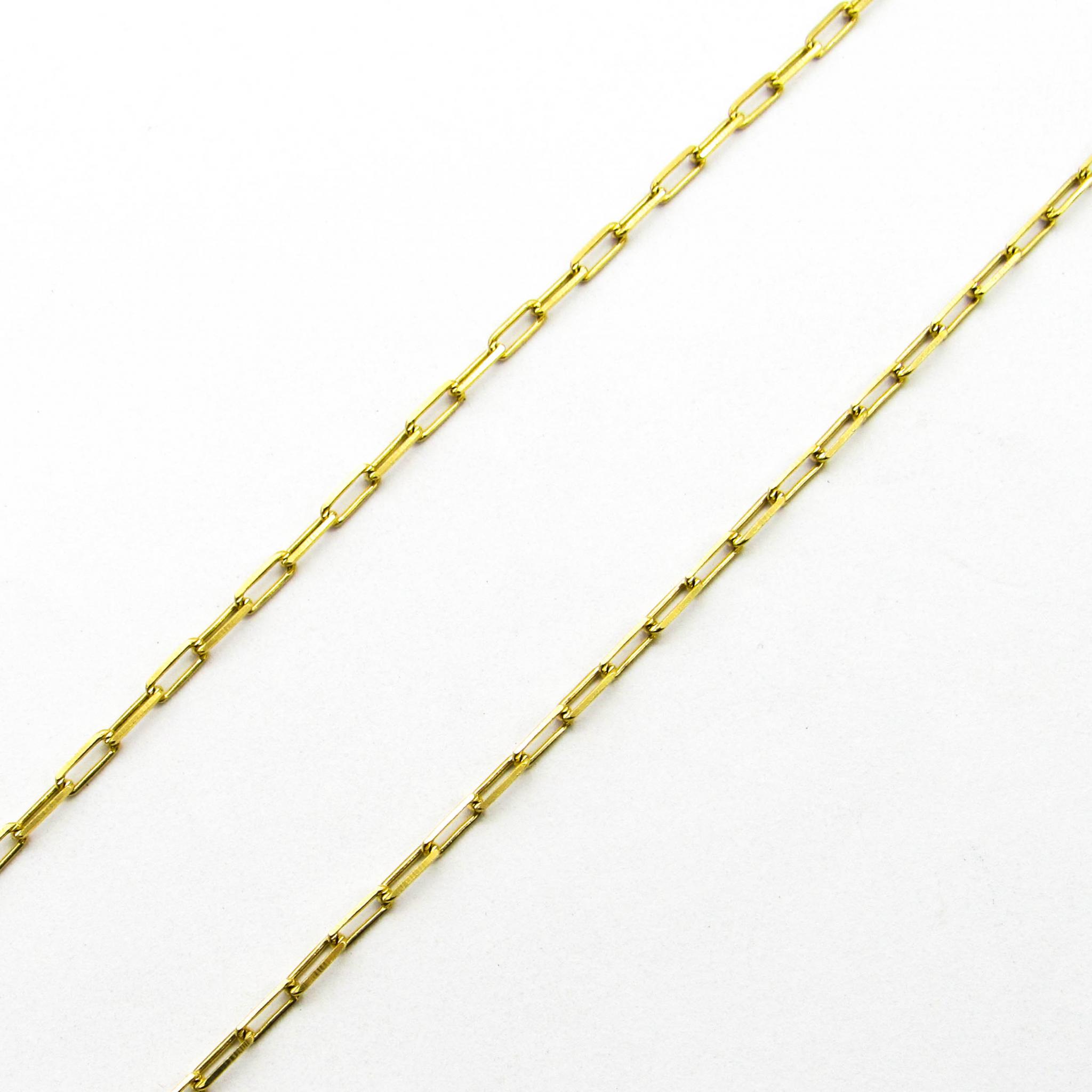 CADENA FORCET LARGO 0.60x45CM /O.AMARILLO