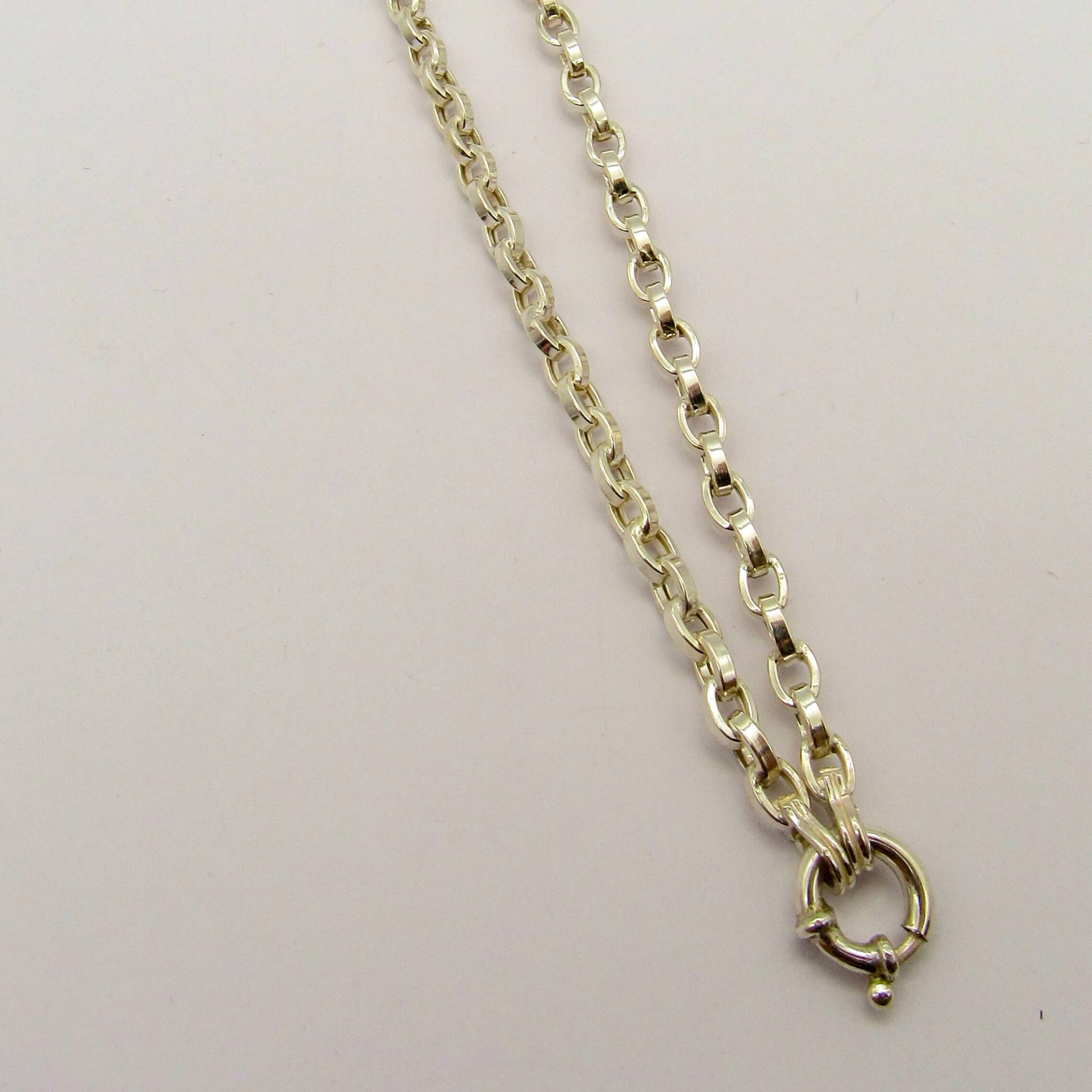 COLLAR FORCET OVAL V2 45CM /PLATA