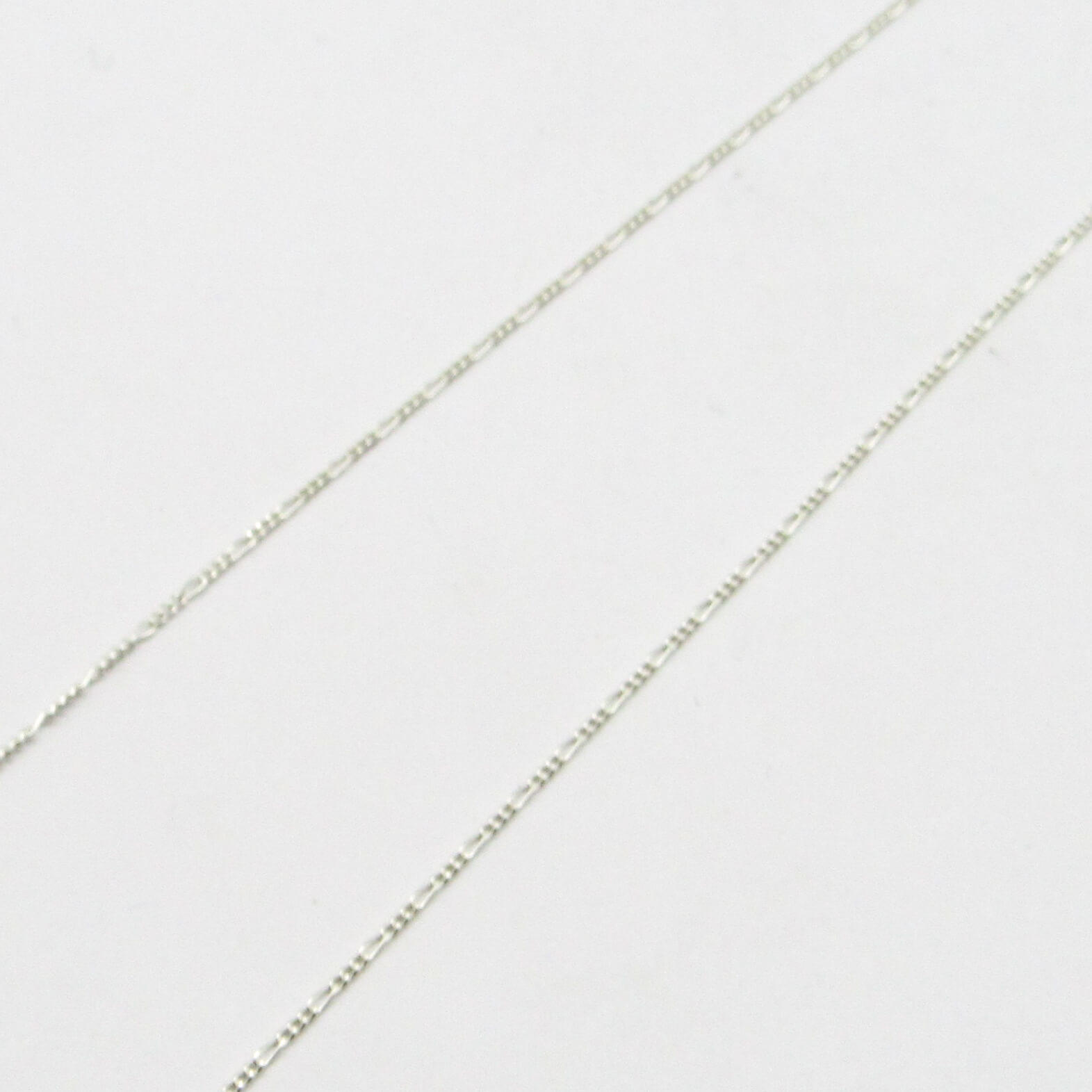 CADENA FIGARO 3*1 0.30x50CM /PLATA