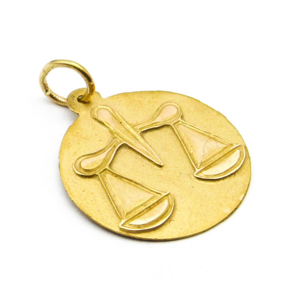 MEDALLA JUSTICIA 17MM /O.AMARILLO