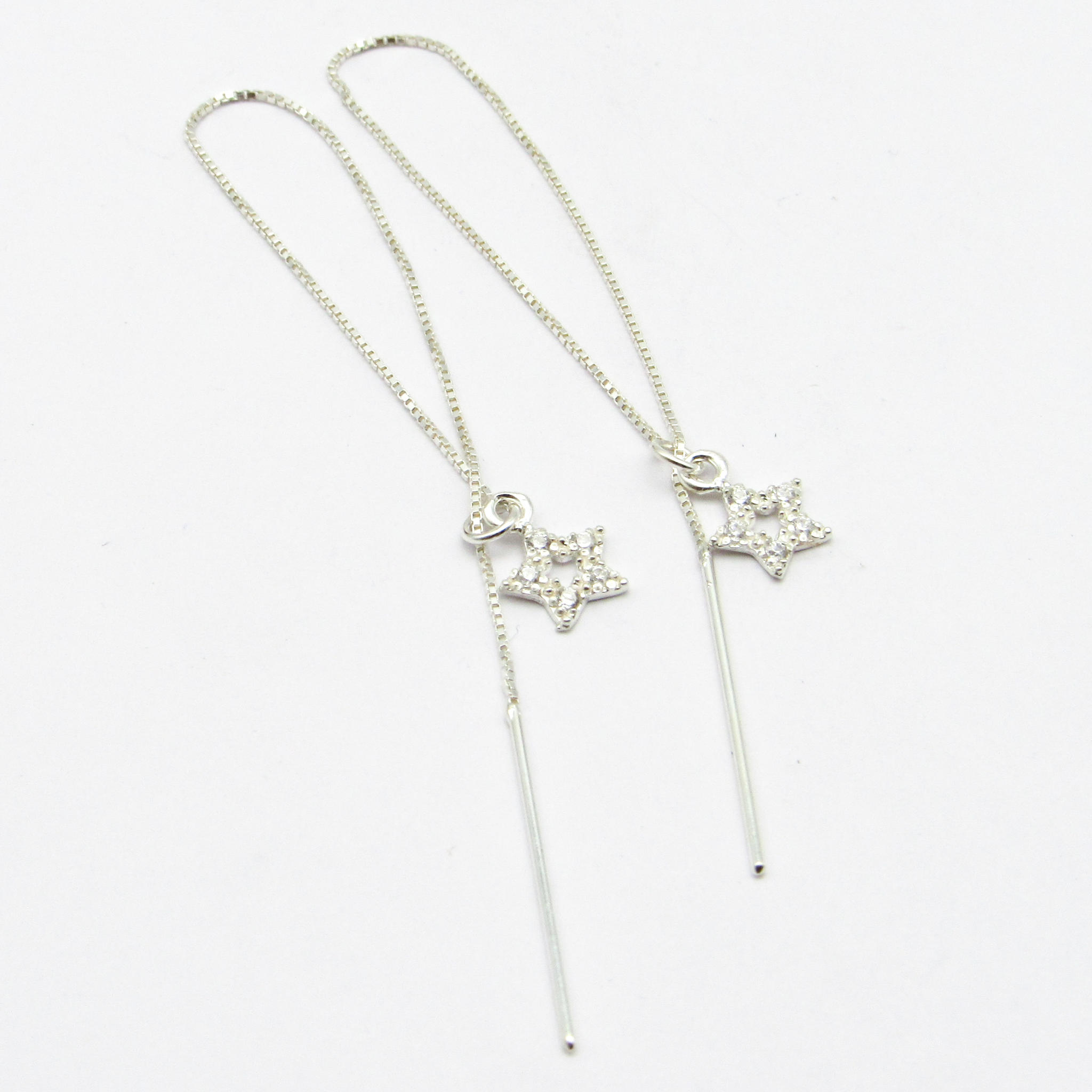 AROS PASANTE PALO ESTRELLA PIEDRAS /PLATA