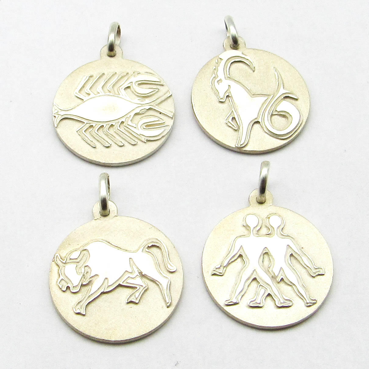 MEDALLA ZODIACO 17MM /PLATA