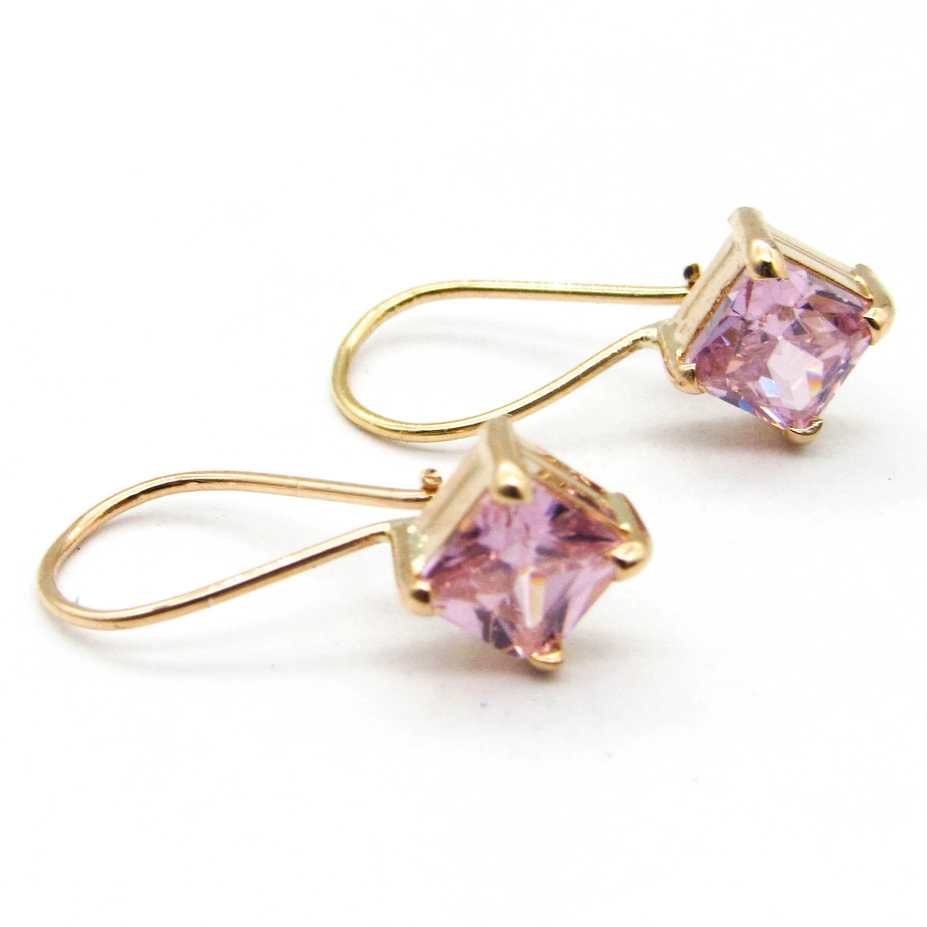 AROS CUBIC ROMBO BRISURA /O.ROJO