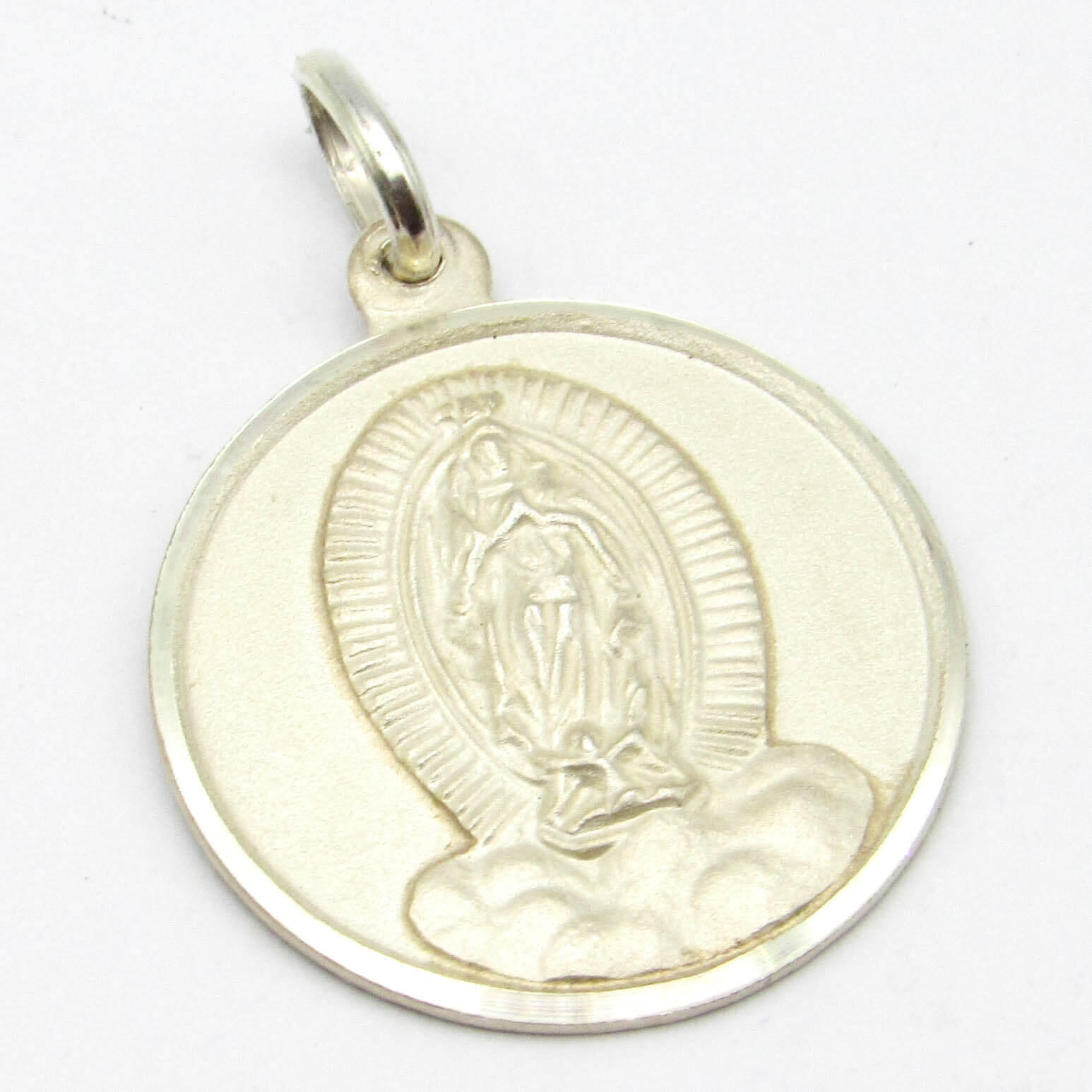 MEDALLA VIRGEN DE GUADALUPE 26MM /PLATA