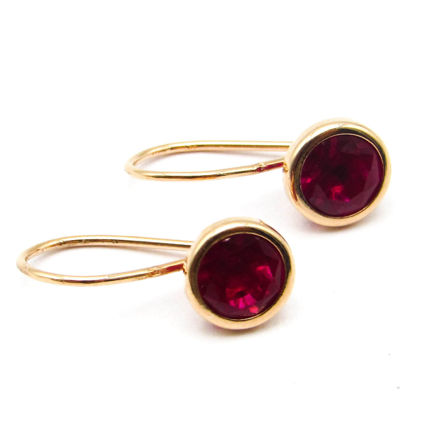 AROS BRISURA CUBIC 6MM /O.ROJO