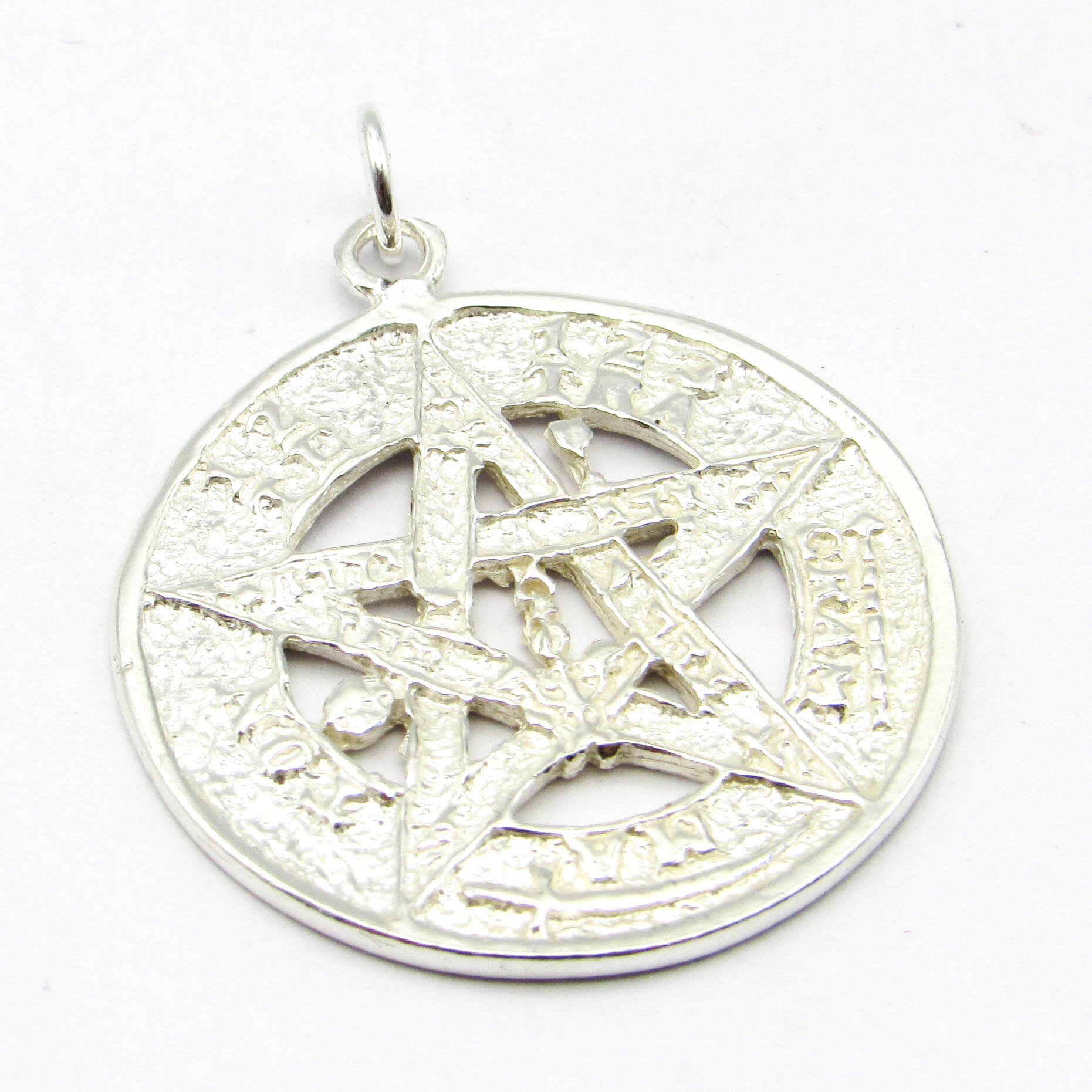 DIJE TETRAGRAMATON 26MM /PLATA