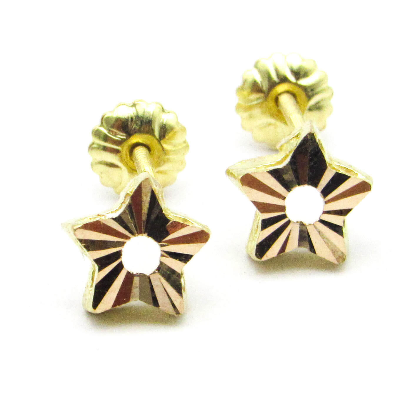 AROS ESTRELLA FACETADA /O.ROJO