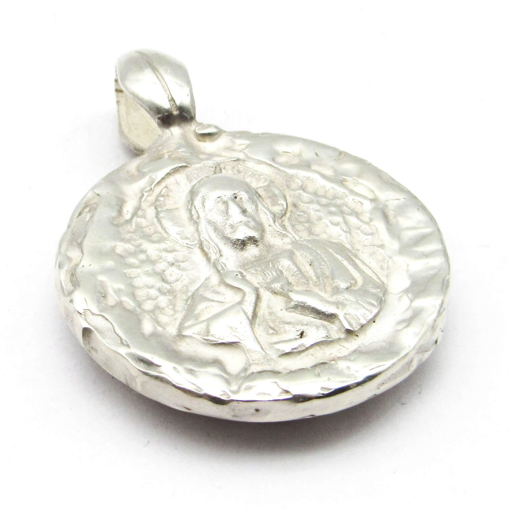 DIJE SAGRADO CORAZON 38MM /PLATA