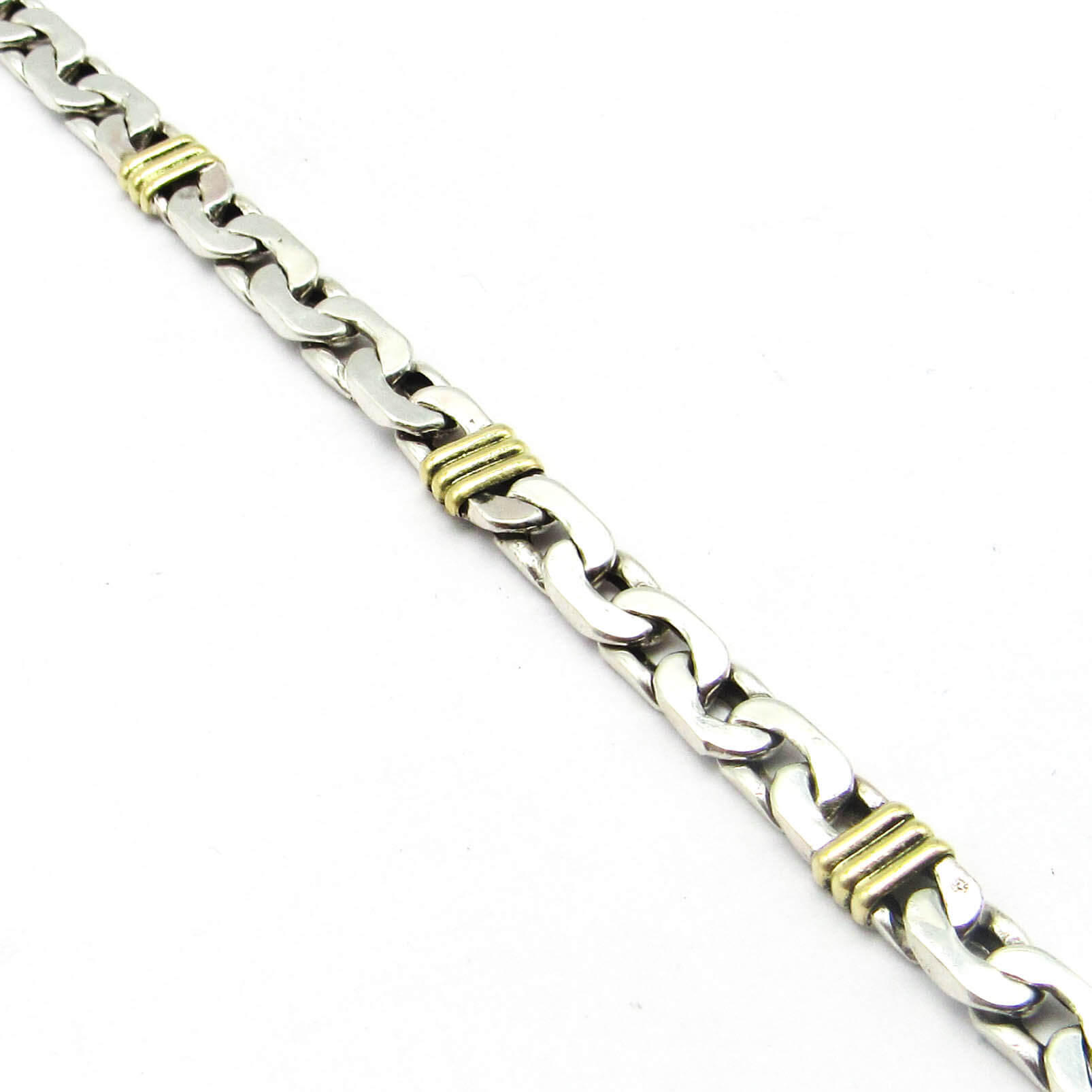 PULSERA PARIS2  21CM /PLATA Y ORO