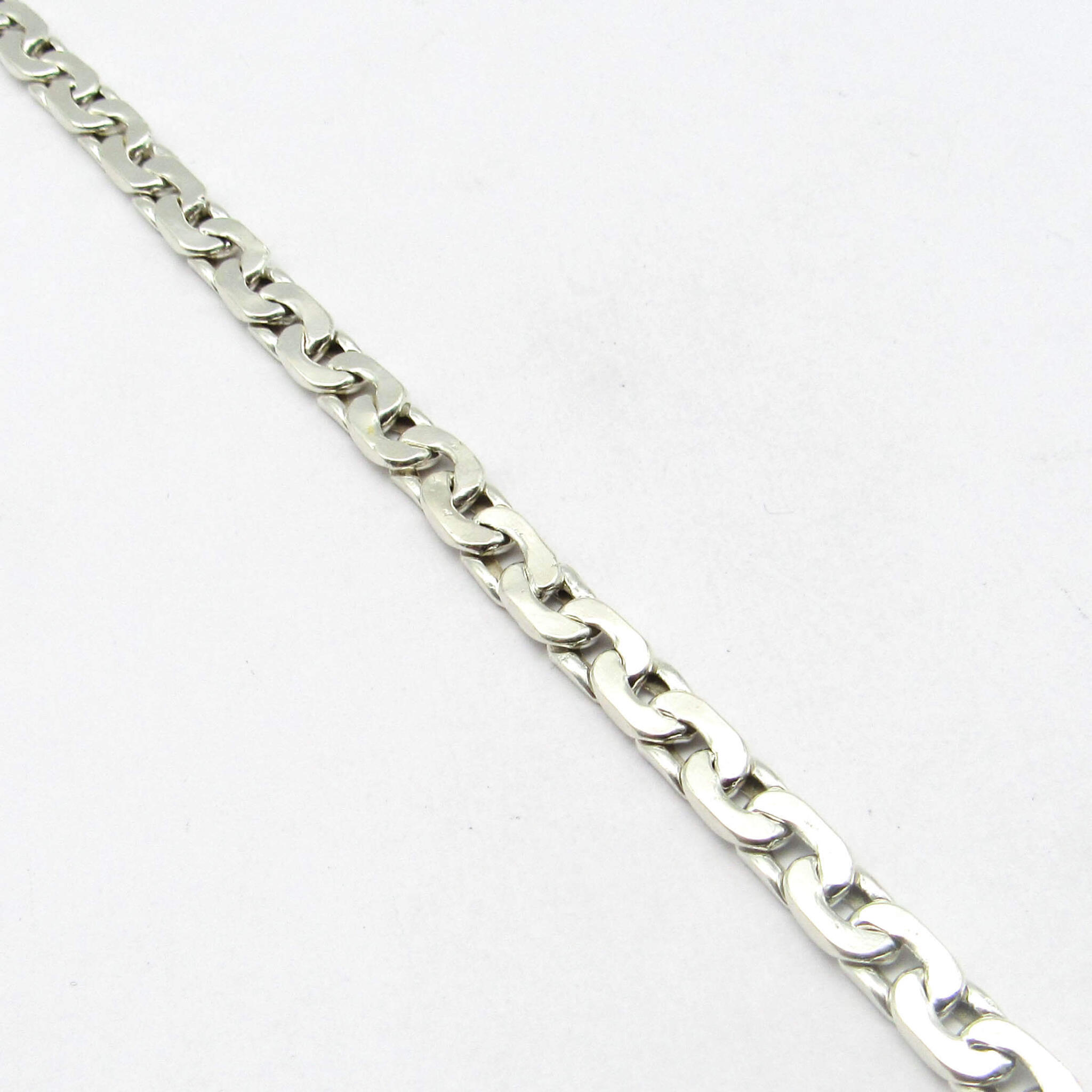 PULSERA PARIS2 HUECA 21CM /PLATA