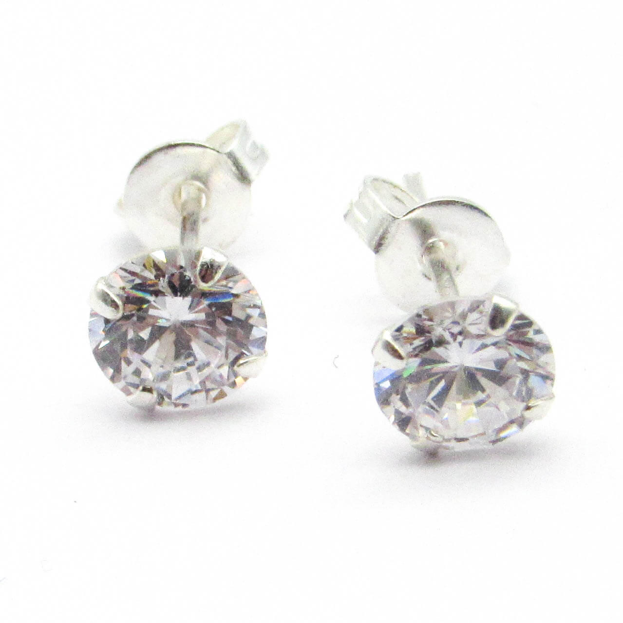 AROS CUBICS  6MM /PLATA