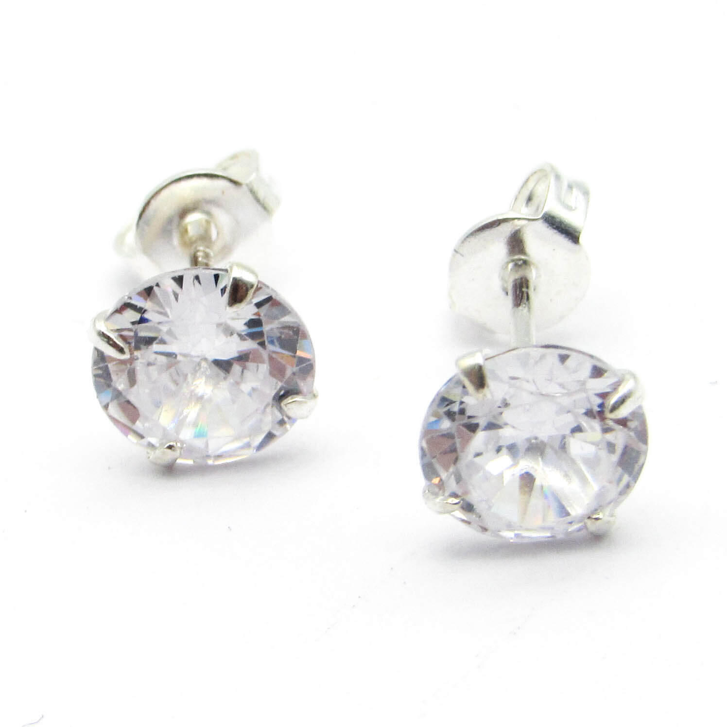 AROS GRIFAS CUBIC 7MM /PLATA