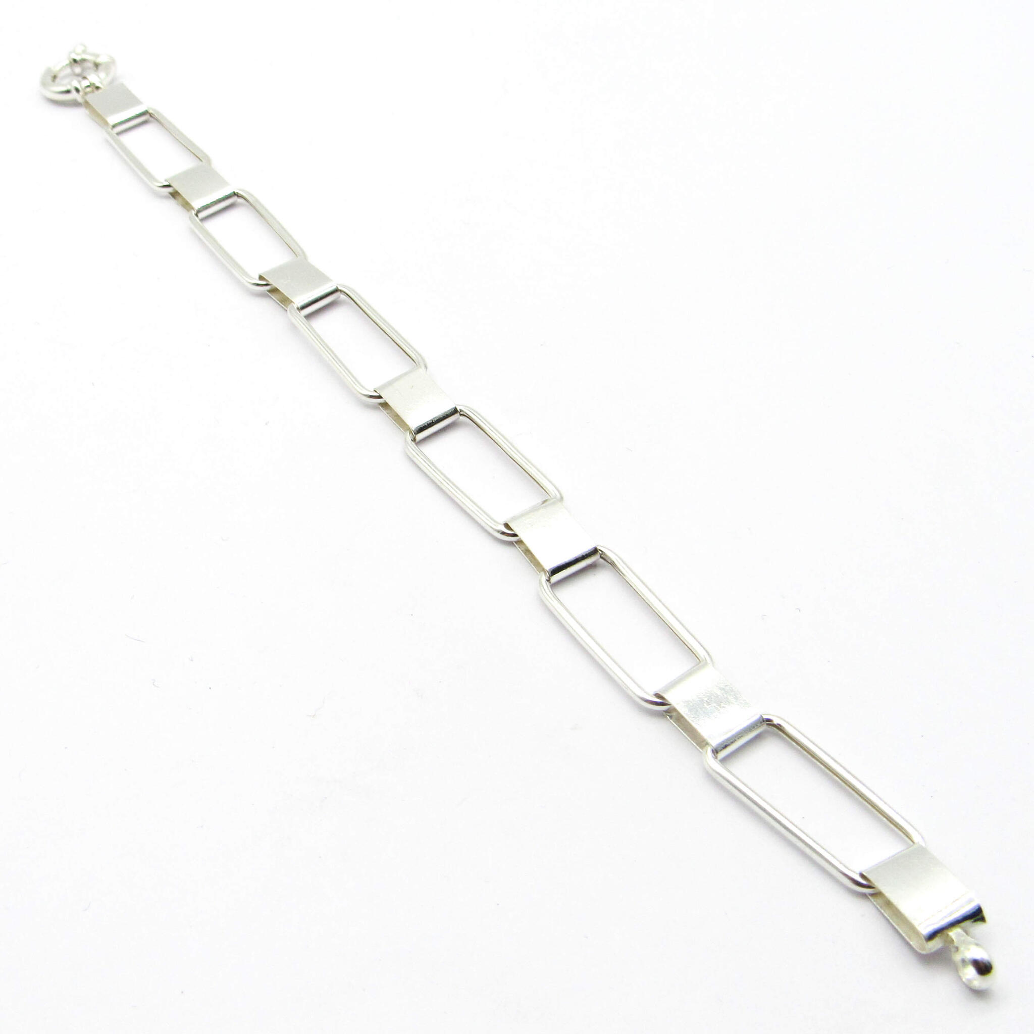 PULSERA RECTANGILOS MARINERO 6046 /PLATA