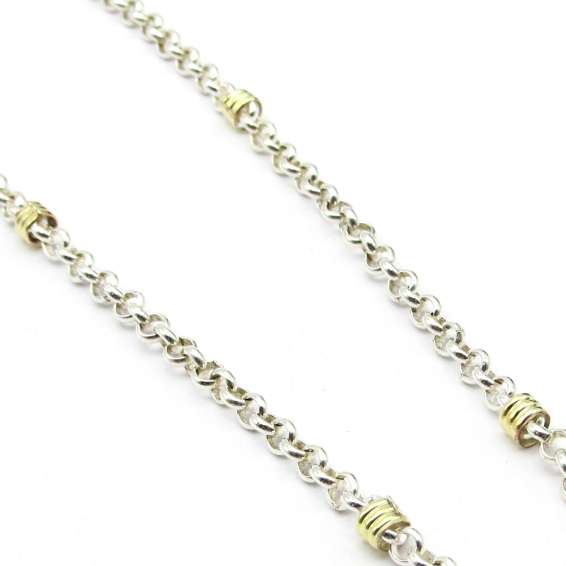 GARGANTILLA ROLO 1 40CM /PLATA Y ORO