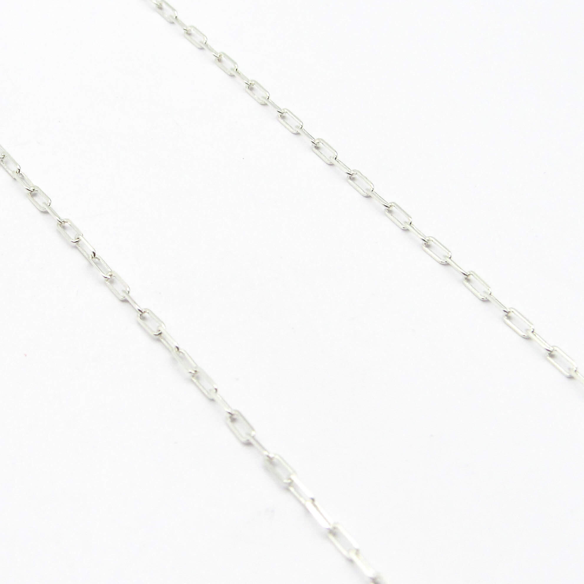 CADENA FORCET CORTO 0.35x60CM /PLATA