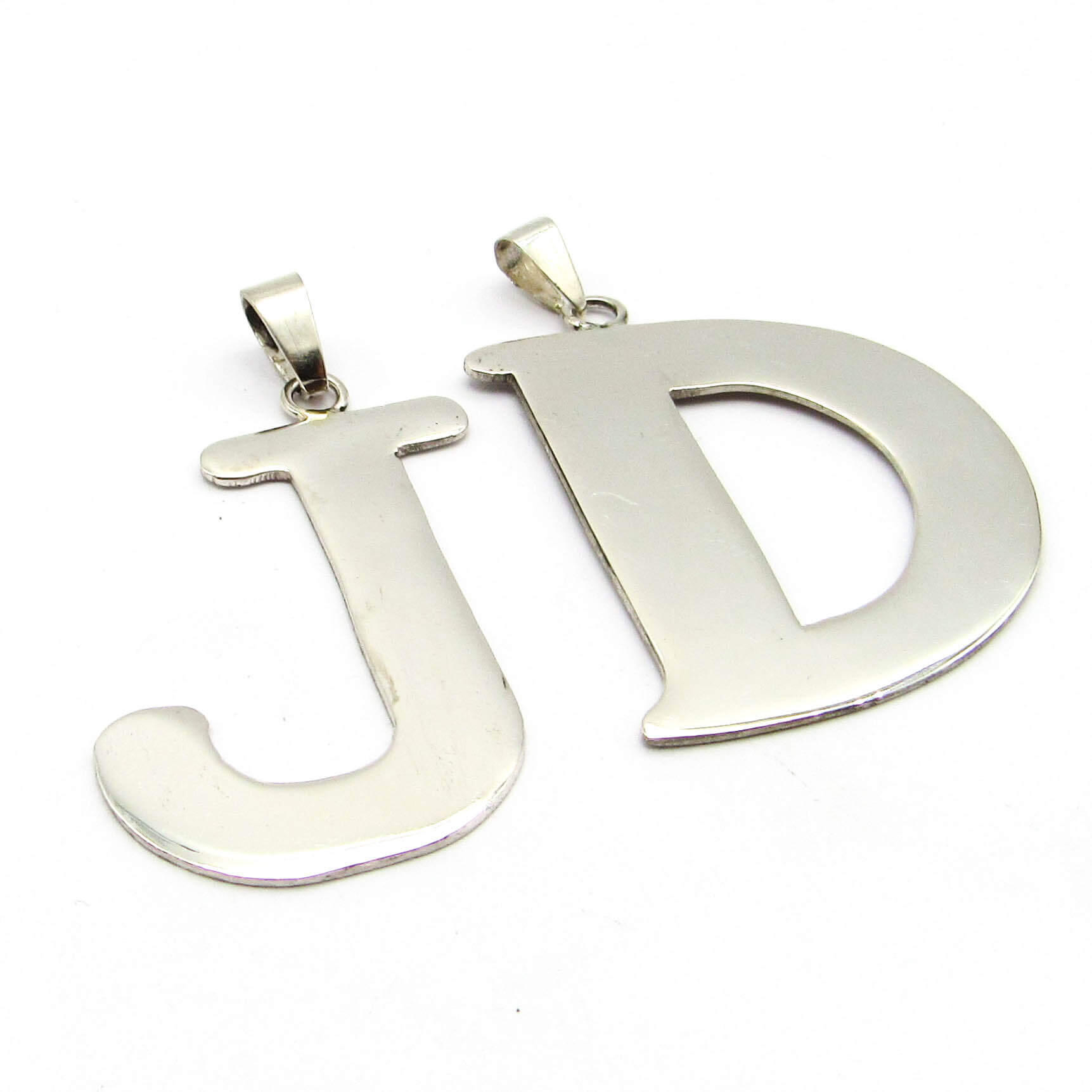 DIJE INICIAL 40MM /PLATA