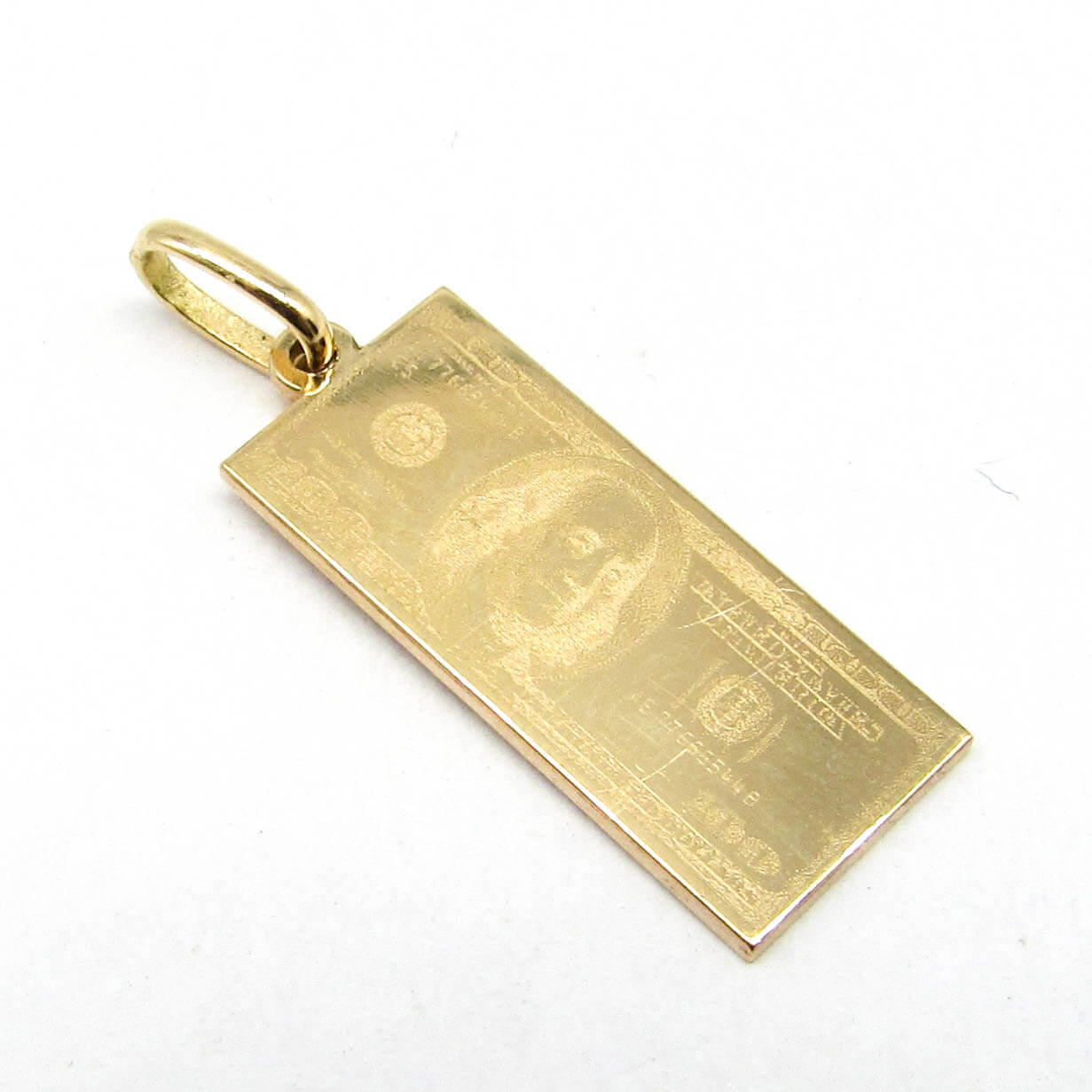 DIJE DOLAR 9x20MM /O.ROJO