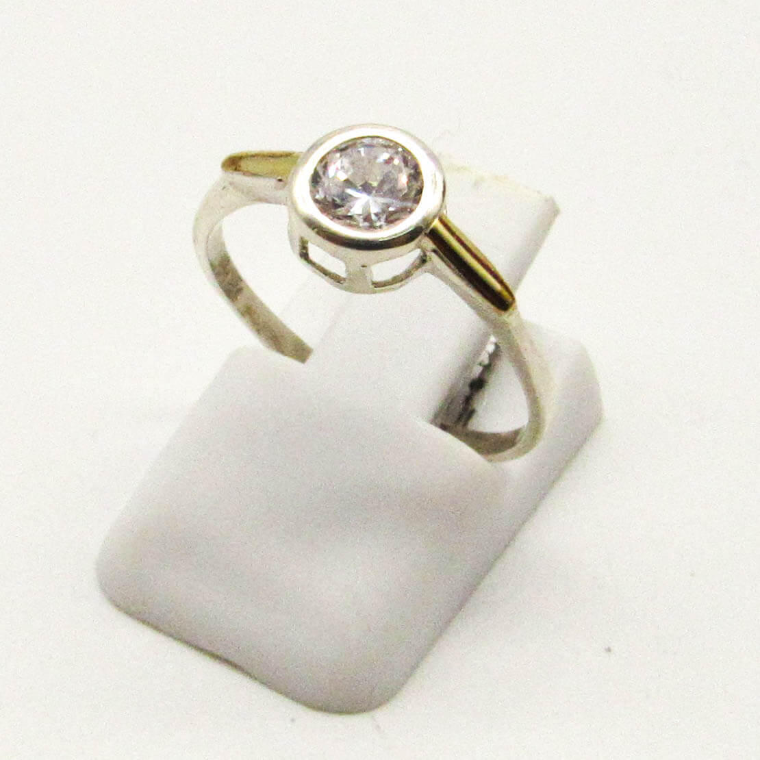 ANILLO SOLITARIO SUSANO 4023 /PLATA  Y ORO