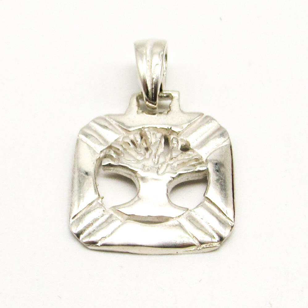 DIJE ARBOL 17x17MM /PLATA 