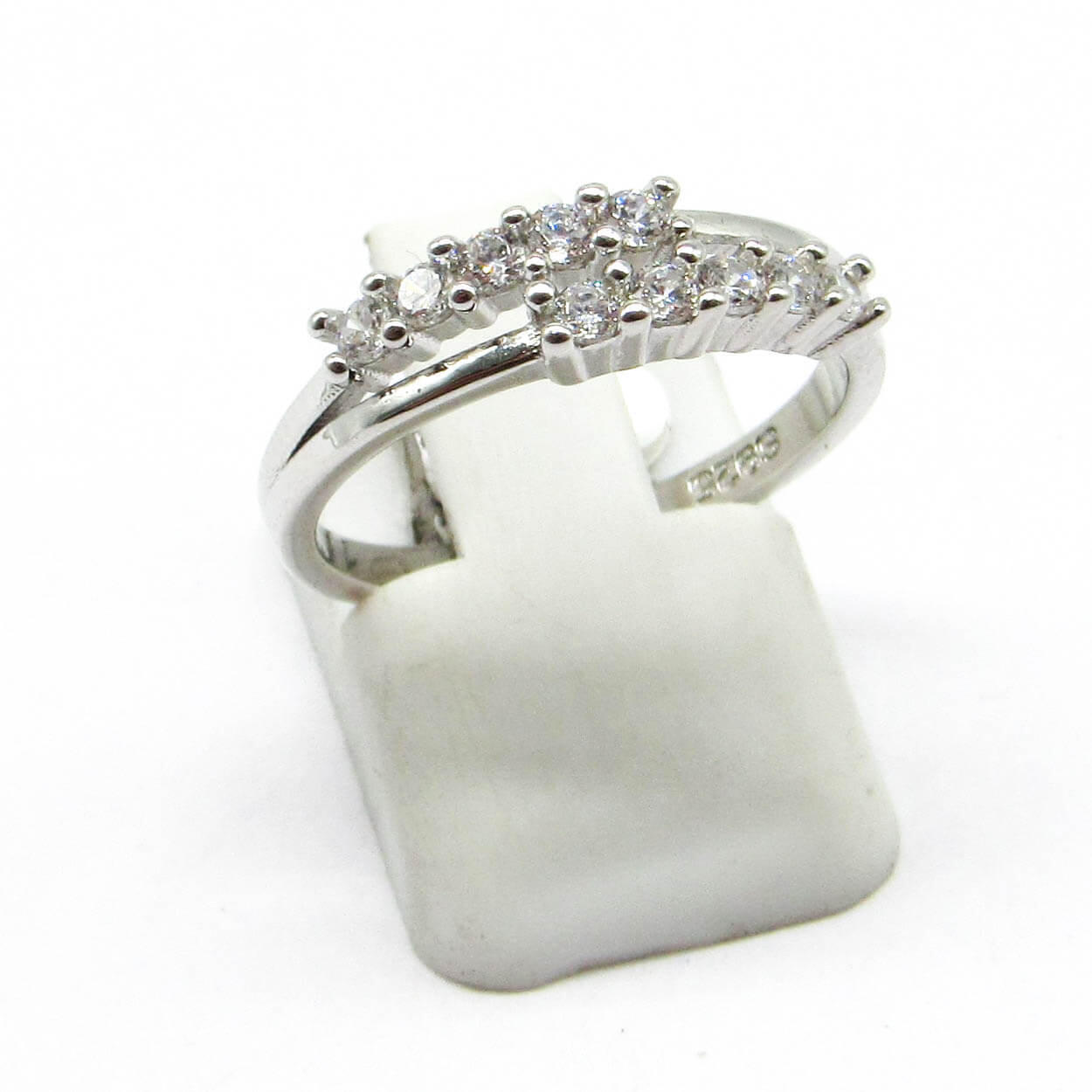 ANILLO DOBLE CUBICS /PLATA