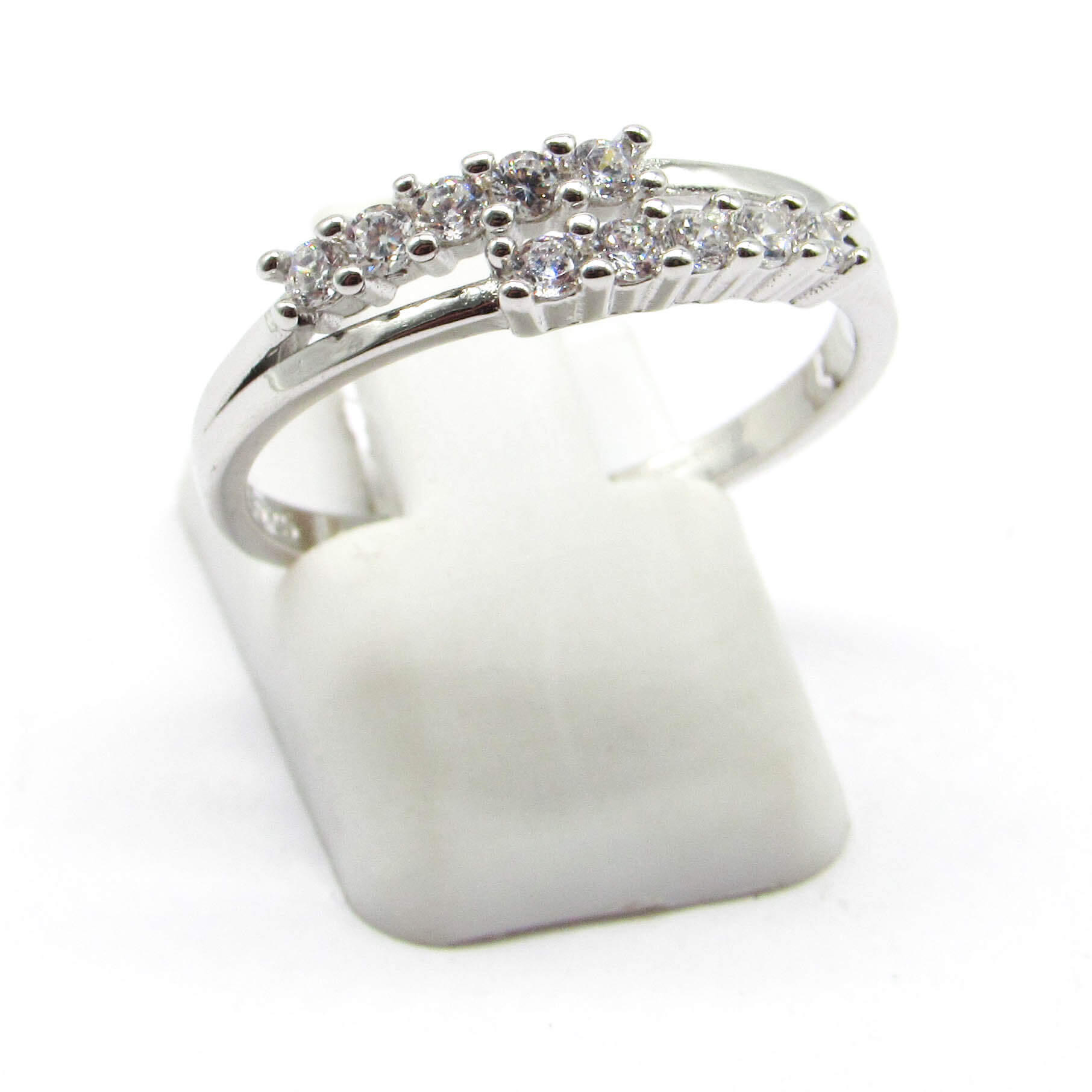 ANILLO DOBLE CUBICS /PLATA