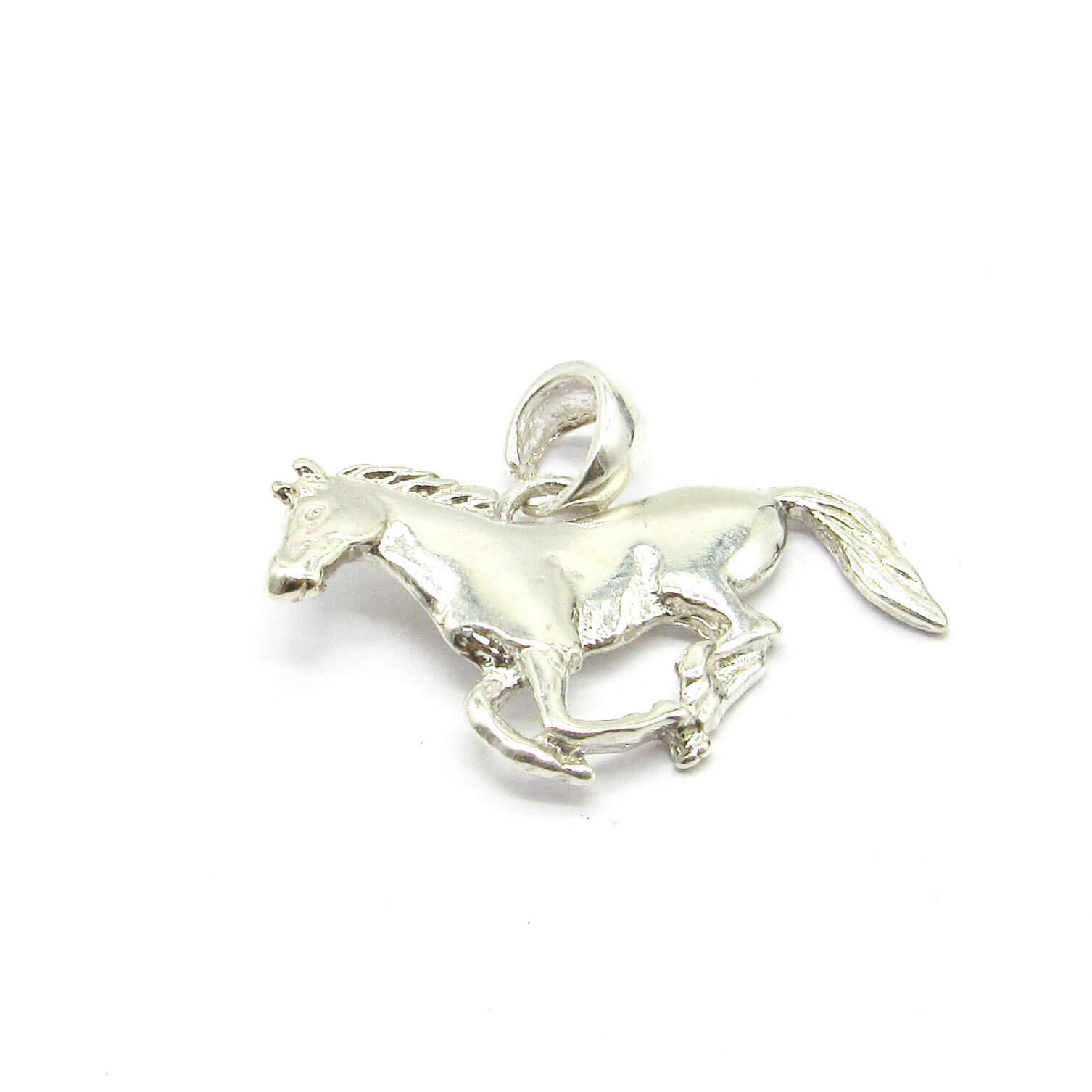 DIJE CABALLO 30MM /PLATA