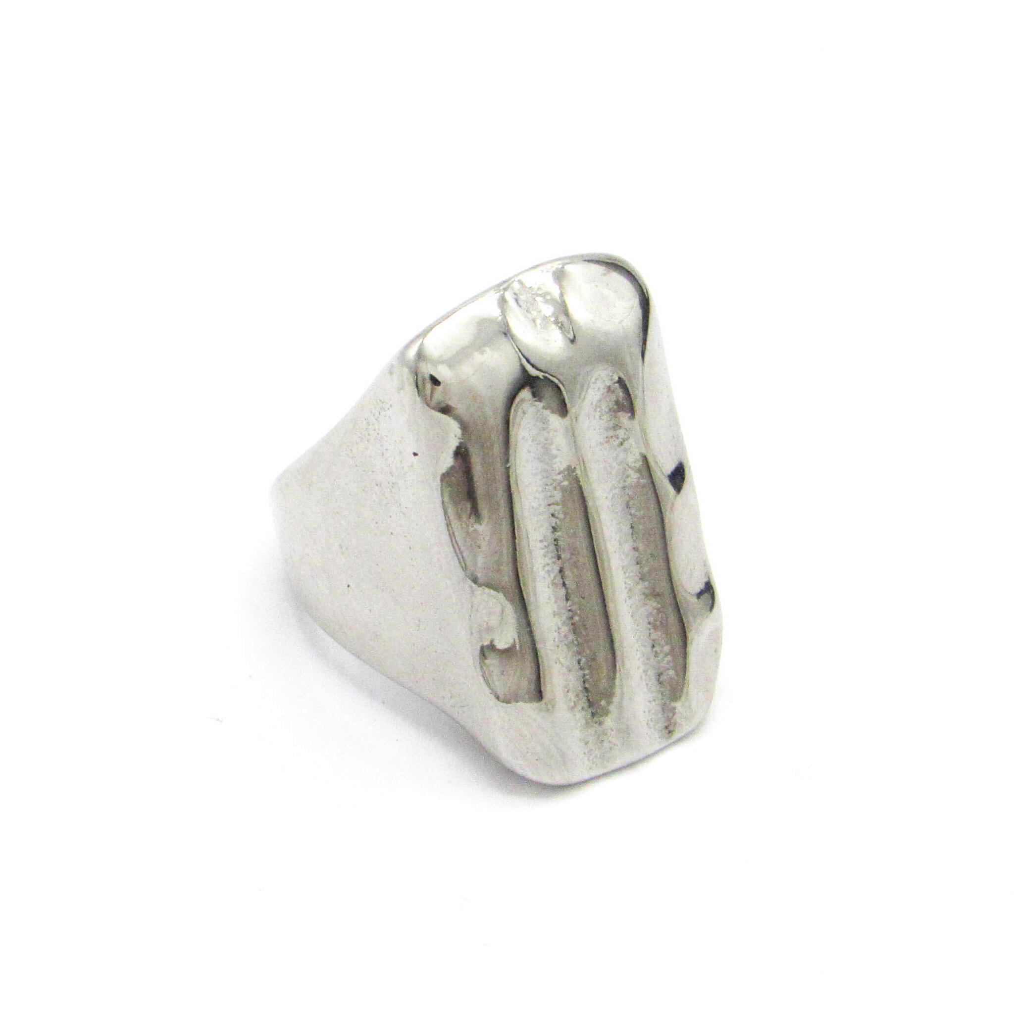 ANILLO 18x30MM TEXTURA /ACERO 
