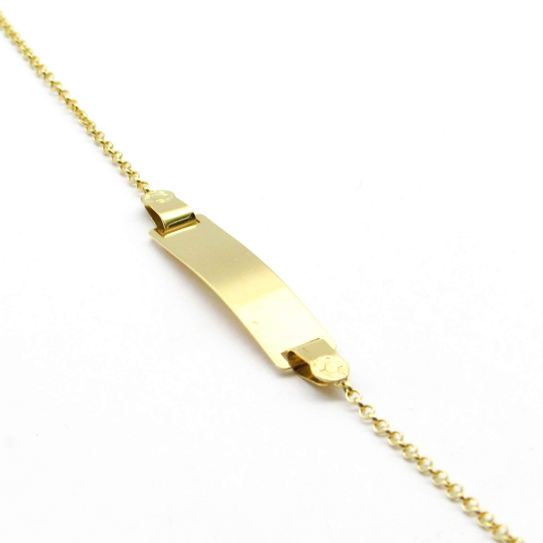 PULSERA IDENTIDAD MINI ROLO 15CM /O.AMARILLO