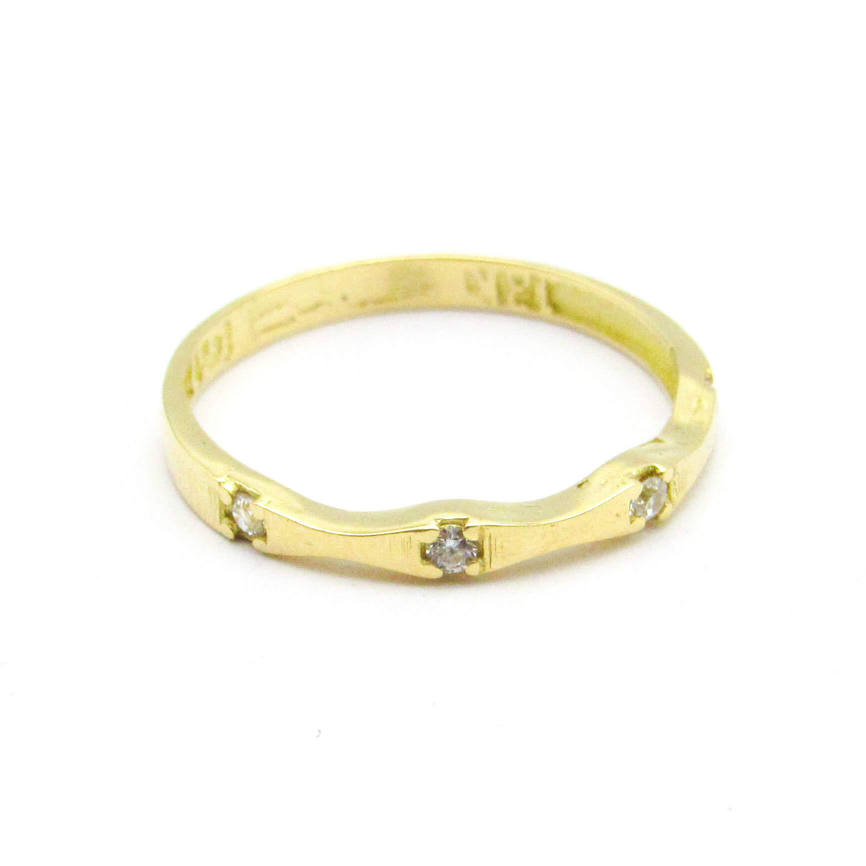 ANILLO 1/2 SINFIN CUBICS*4 3718 /O.AMARILLO