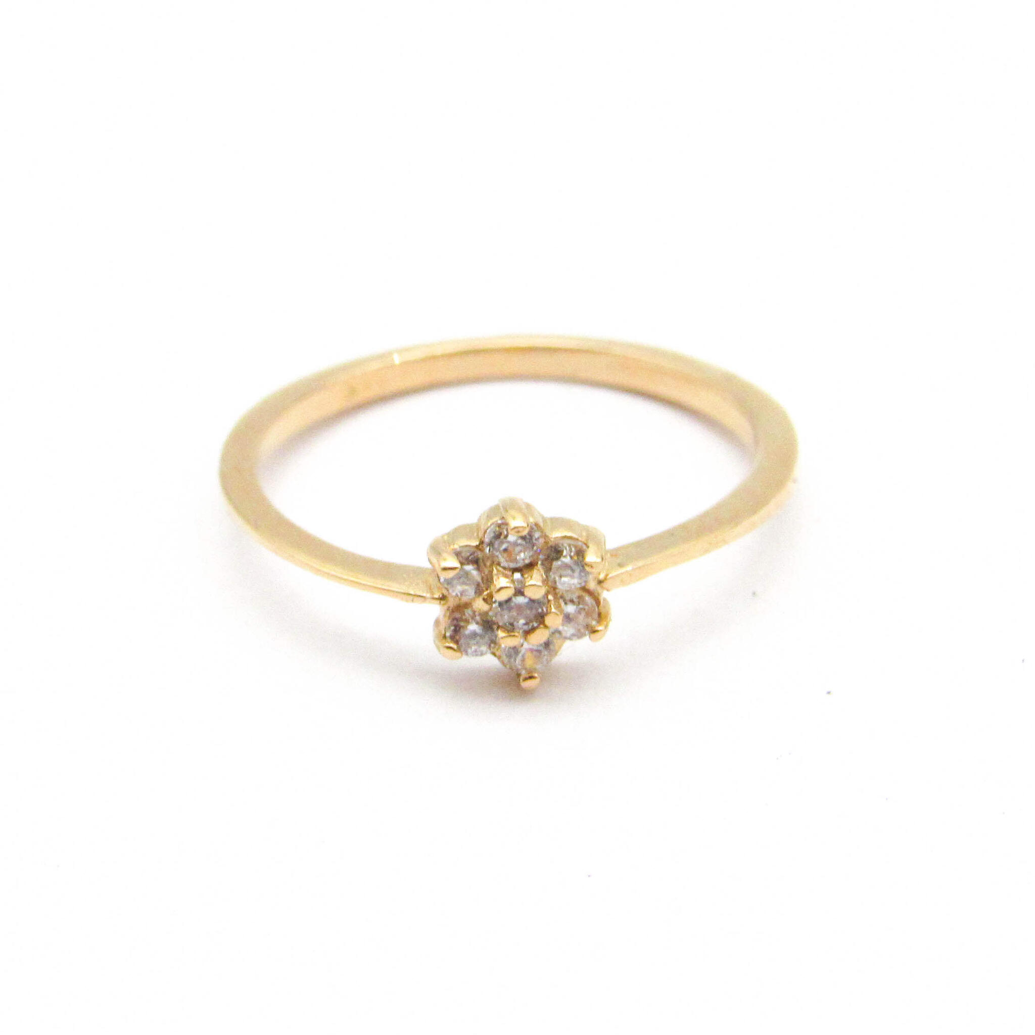 ANILLO ROSETA CUBICS 3510 /O.ROJO