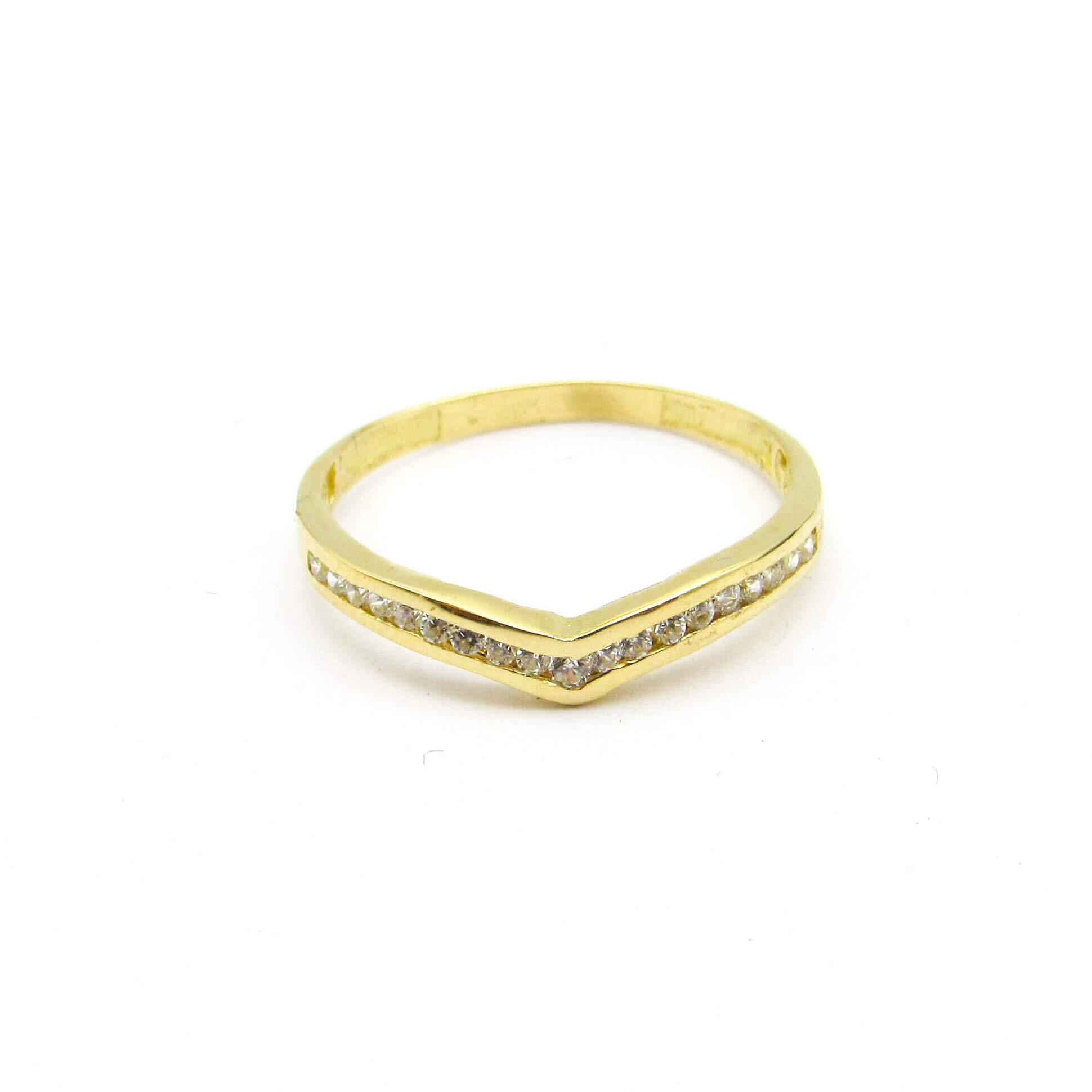 ANILLO 1/2 SINFIN V CUBICS 3655 /O.AMARILLO