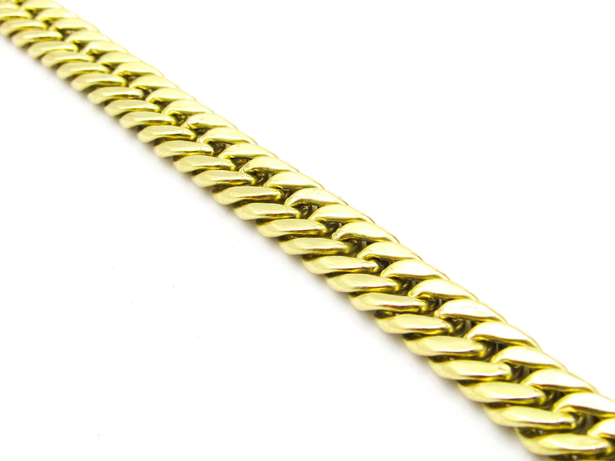 PULSERA GROUMET INGLESA 21CM /O.AMARILLO