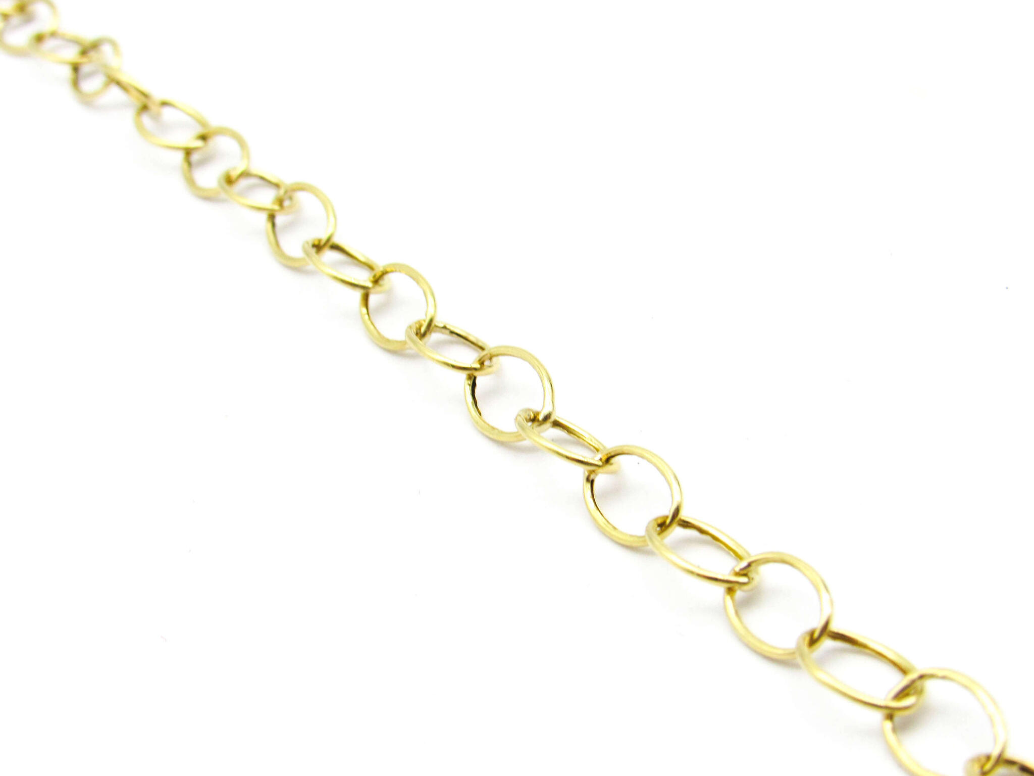 PULSERA OVALADITA 18CM /O.AMARILLO