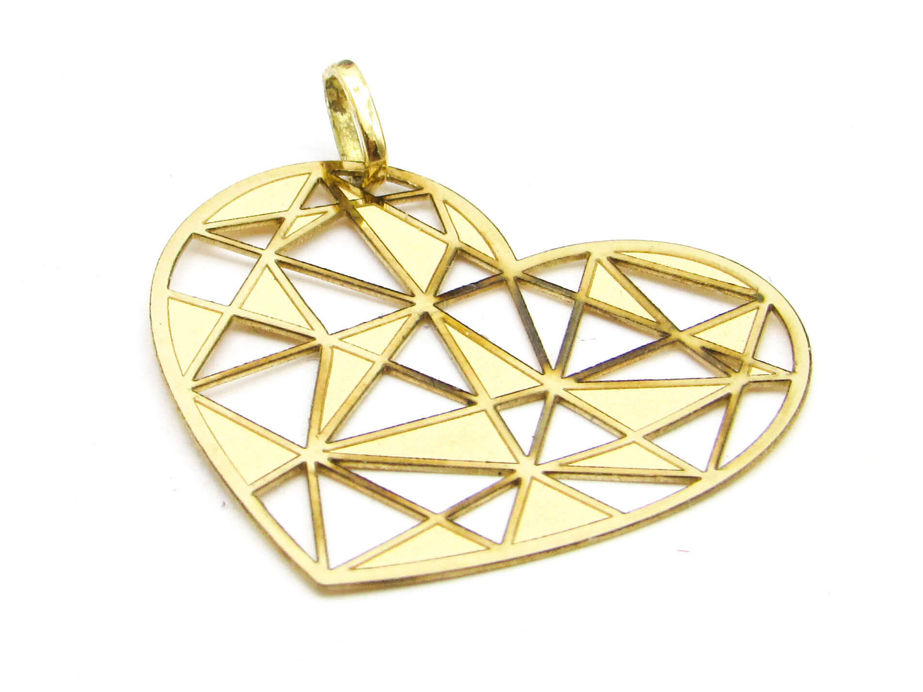 DIJE CORAZON CALADO 30MM /O.AMARILLO