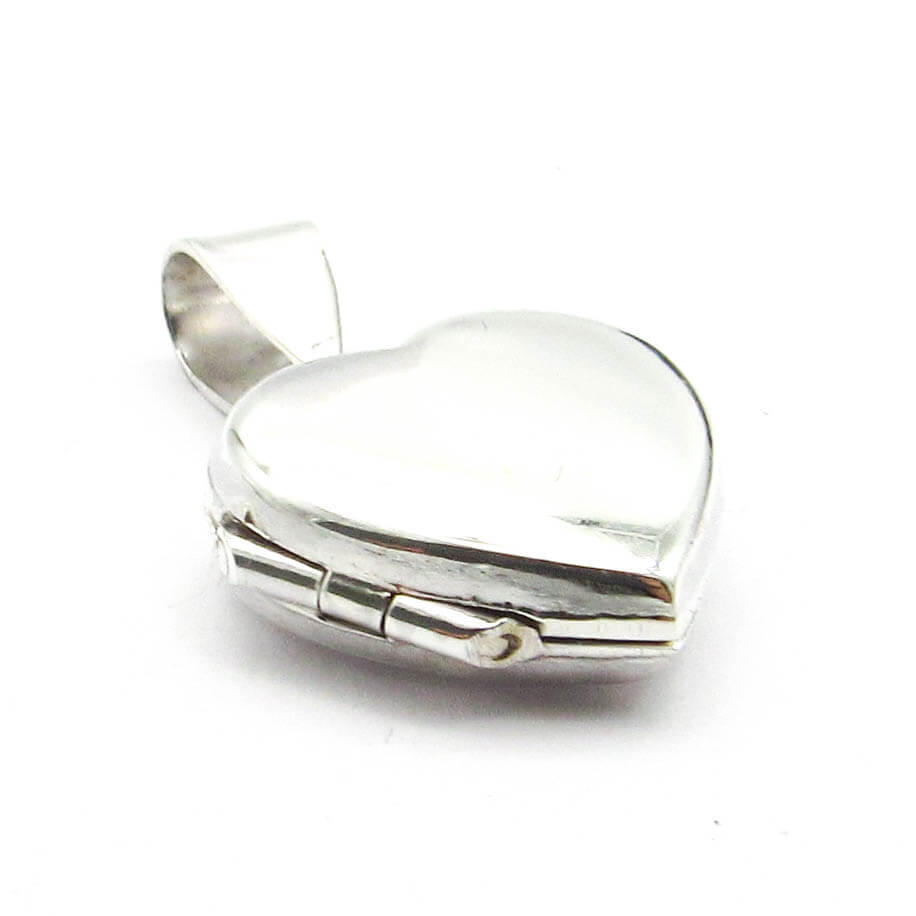 DIJE RELICARIO CORAZÓN 15MM / PLATA