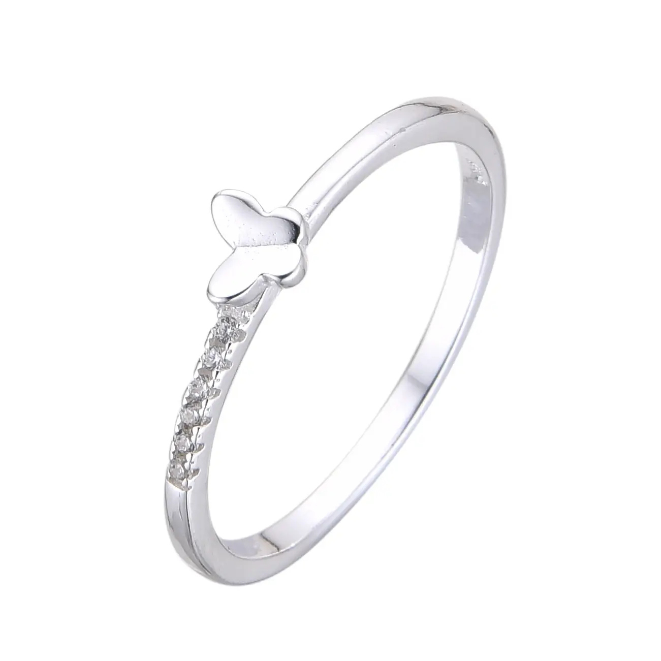 ANILLO MARIPOSA PIEDRAS / PLATA