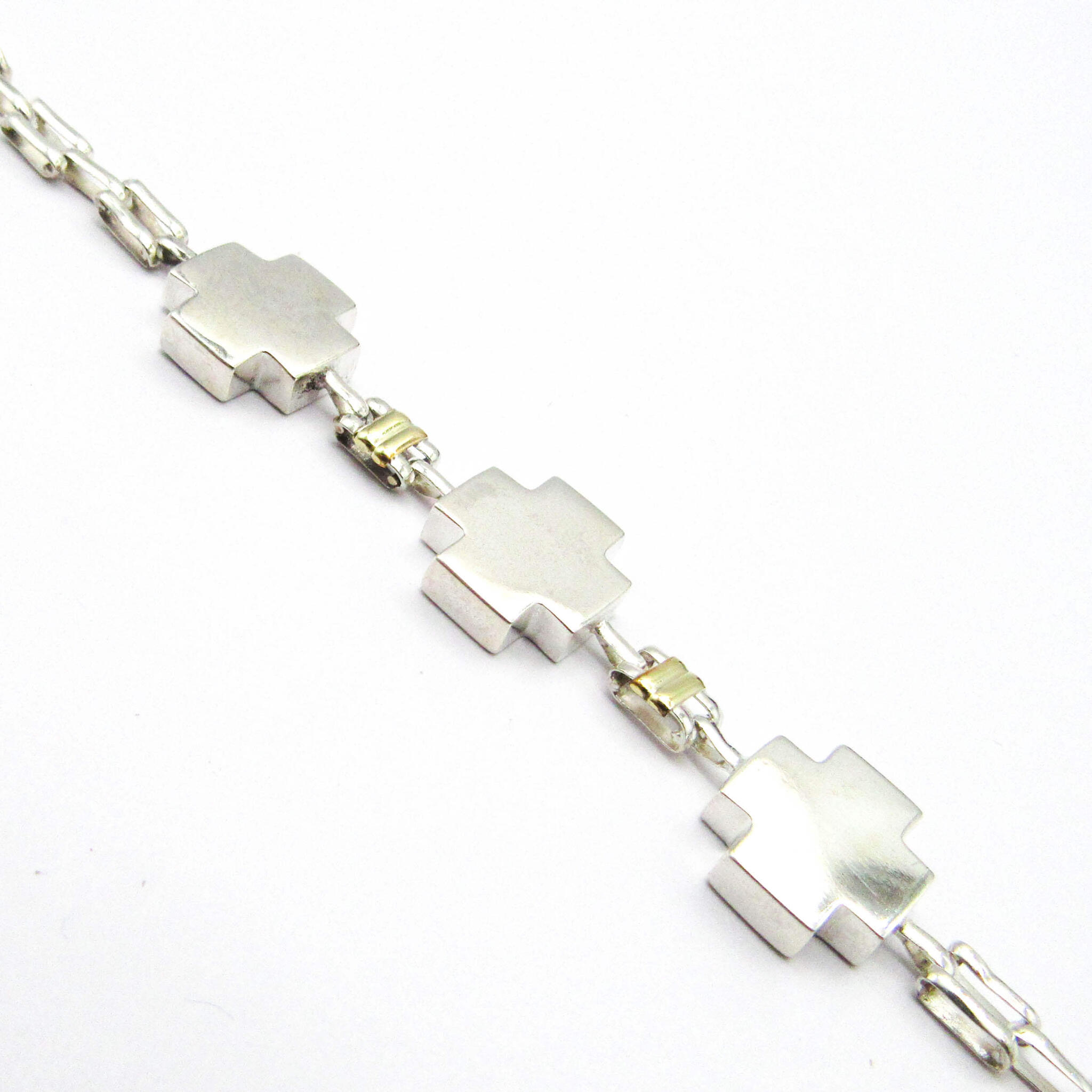 PULSERA PANTHER CRUZ EQUILIBRIO*3 /PLATA Y ORO
